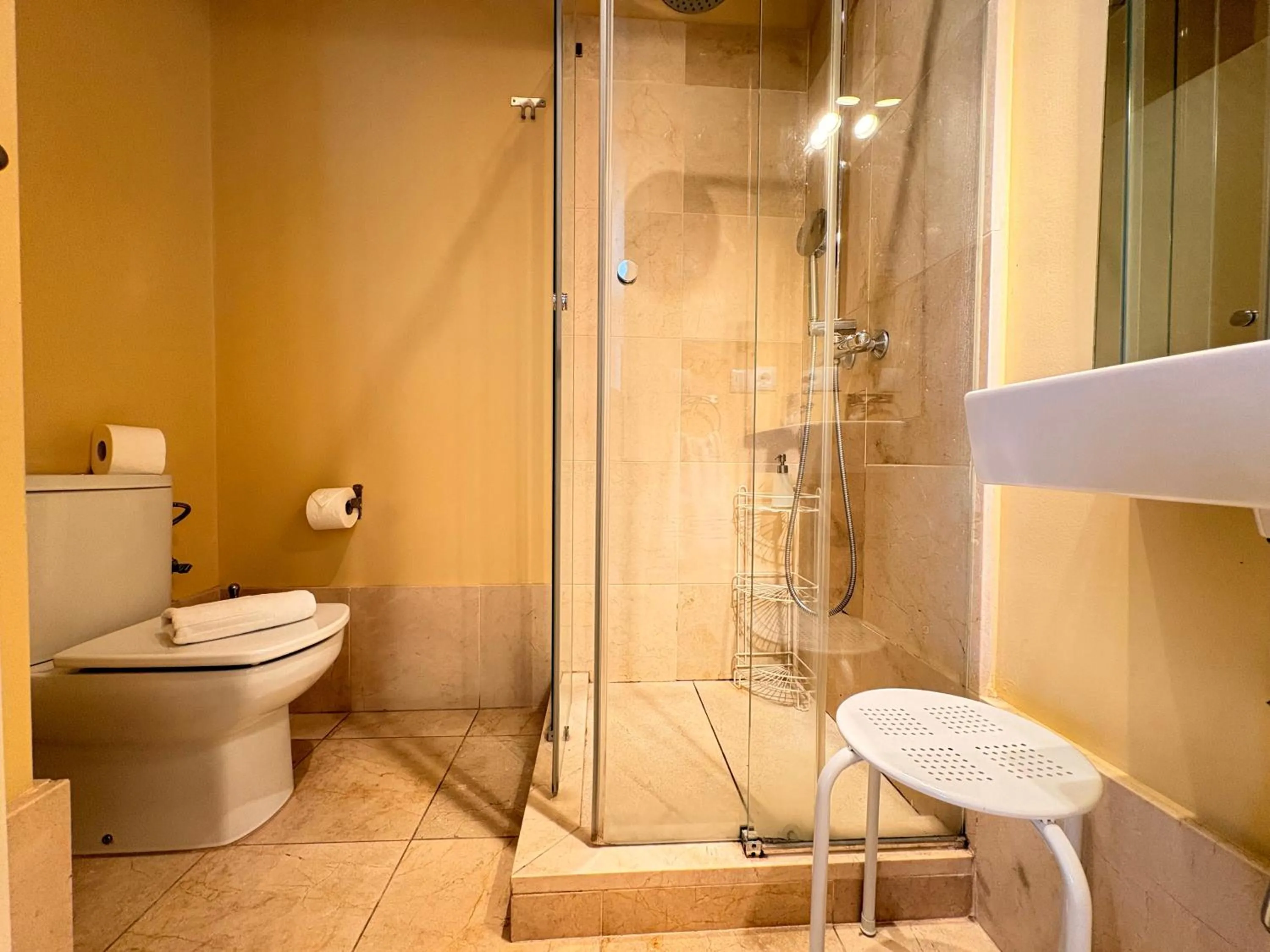 Shower in Life Apartments San Vicente