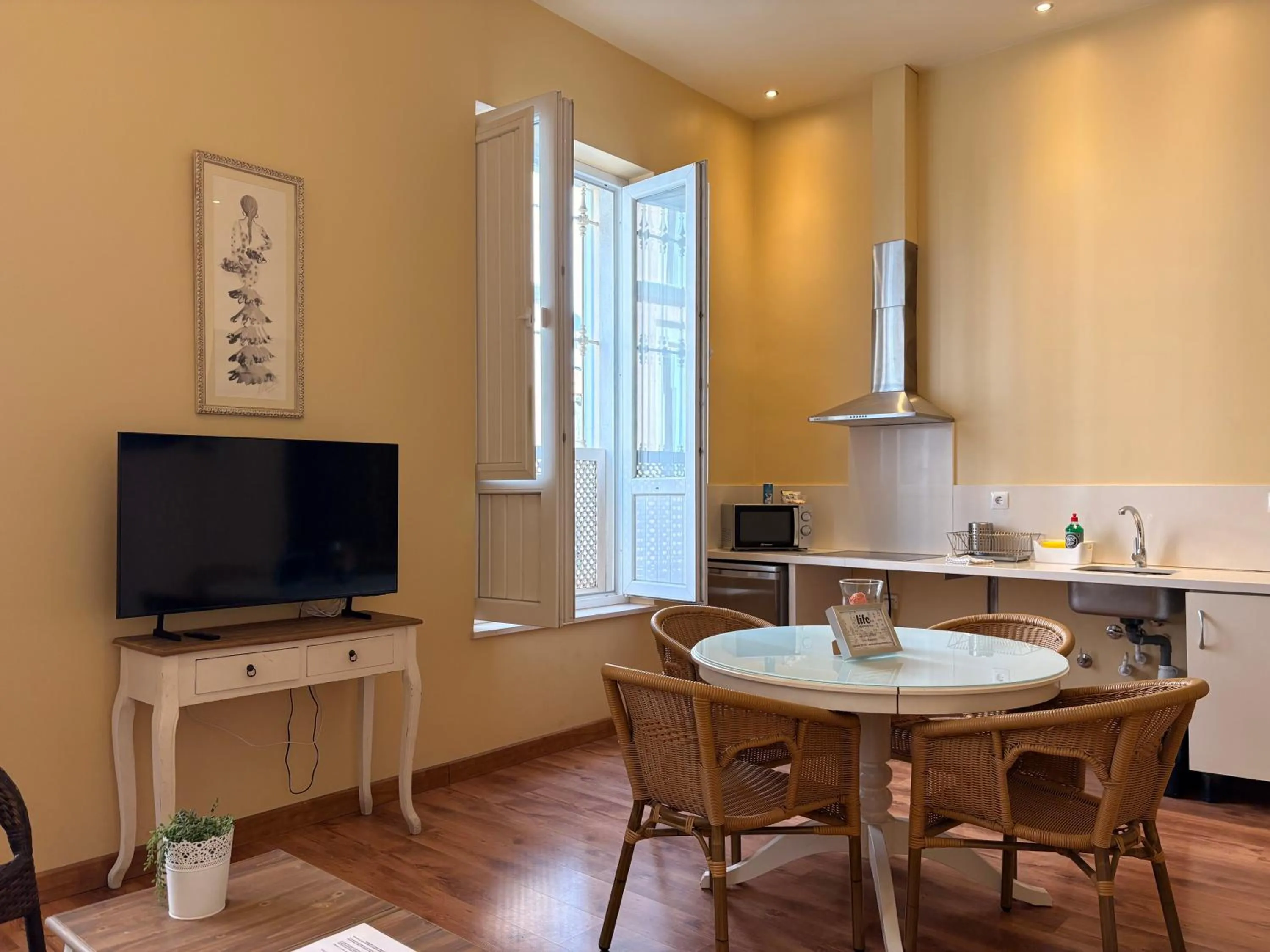 TV and multimedia in Life Apartments San Vicente