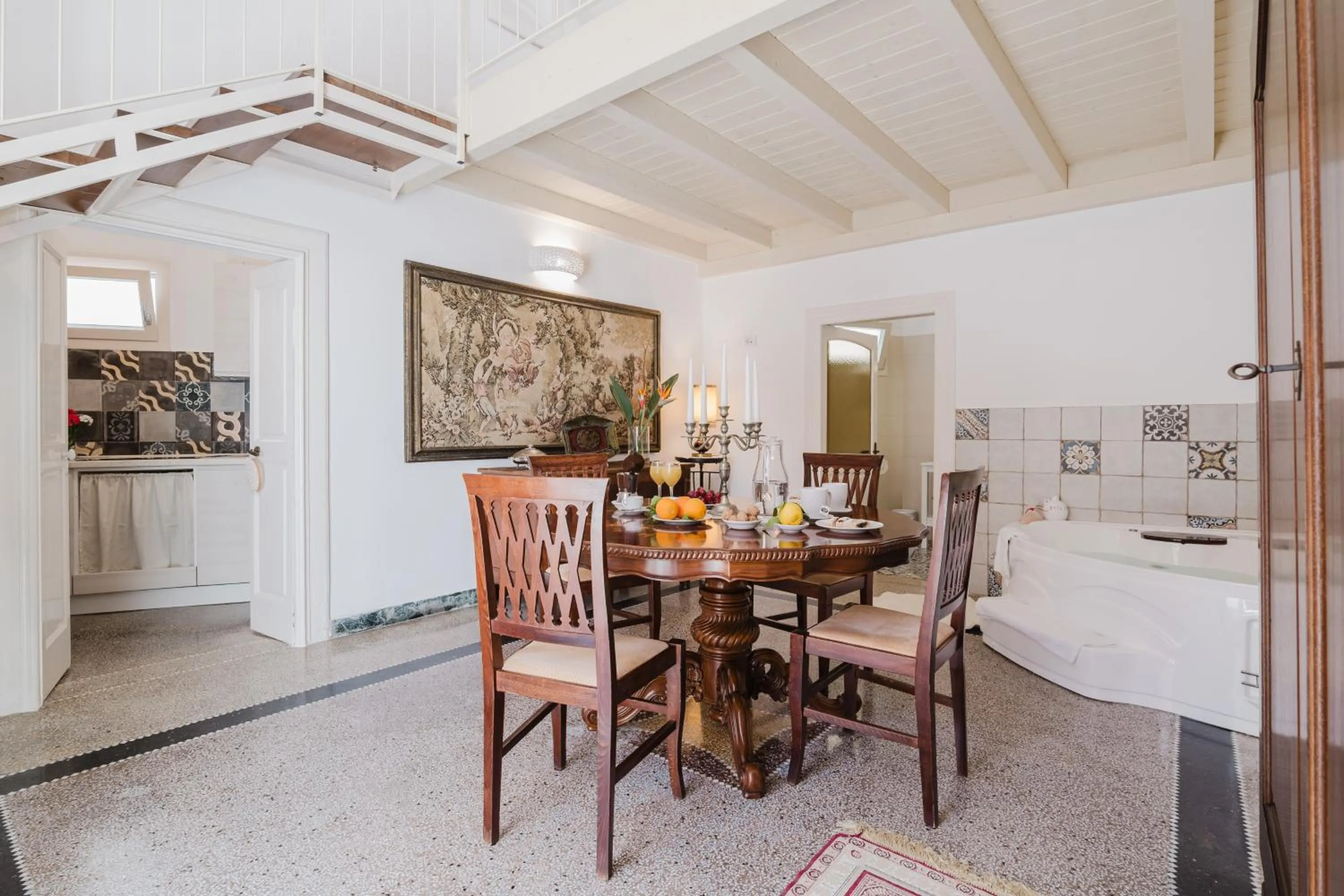 Kitchen or kitchenette in Le Stanze di Felline- Monolocali vacanze-