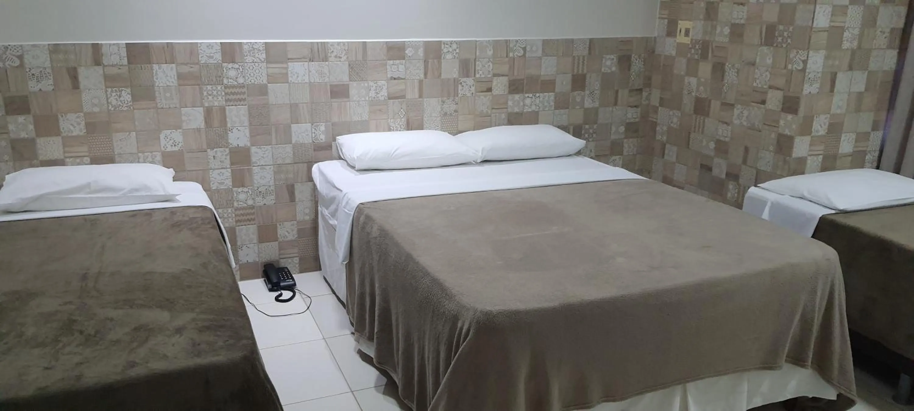 Bed in Atlântico Flat Apt 205