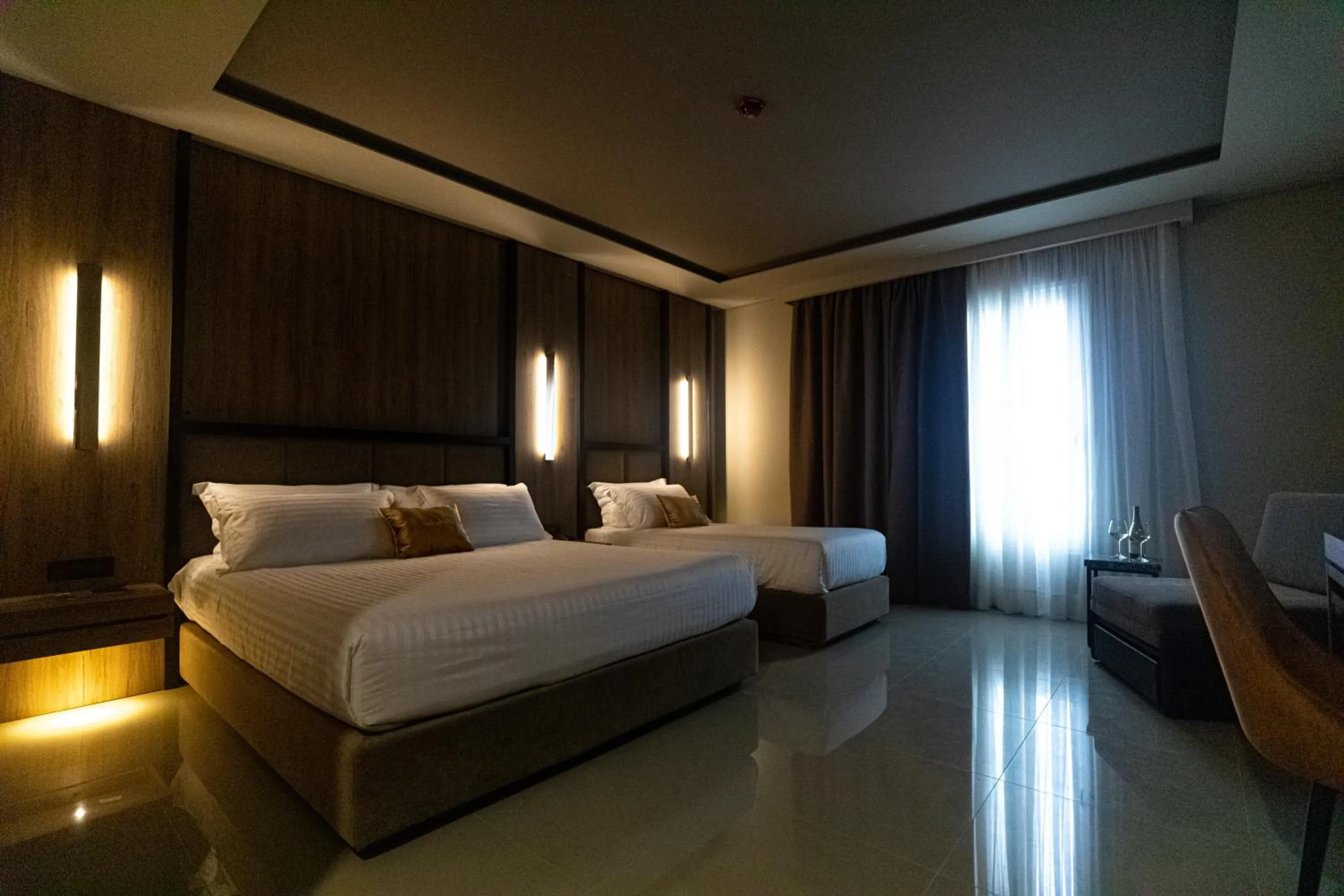 Bed in Kraal Hotel Vlore