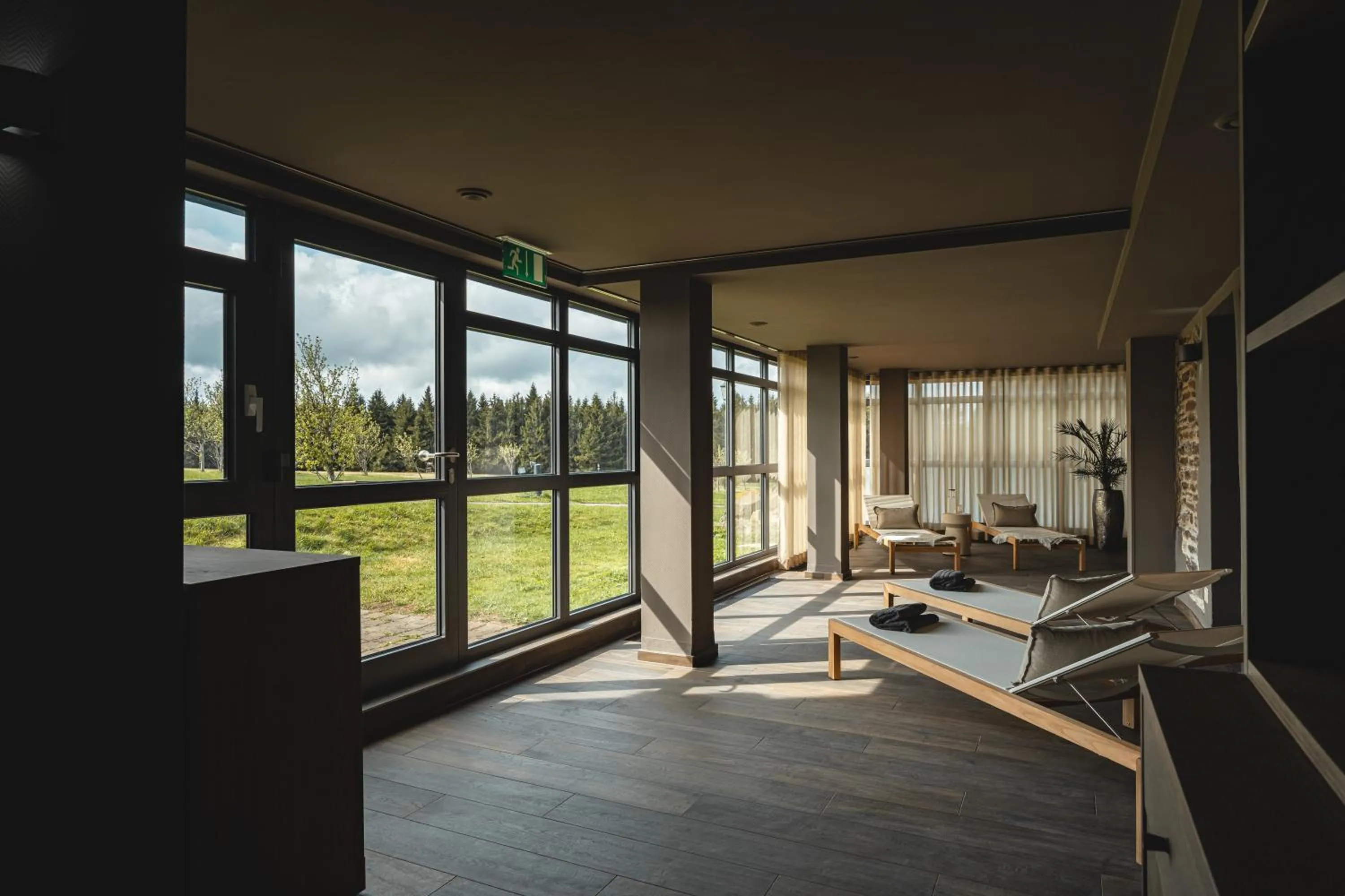 Sauna in Naturhotel Sachsenbaude Oberwiesenthal - Indoor-Pool & Outdoor-Whirlpool