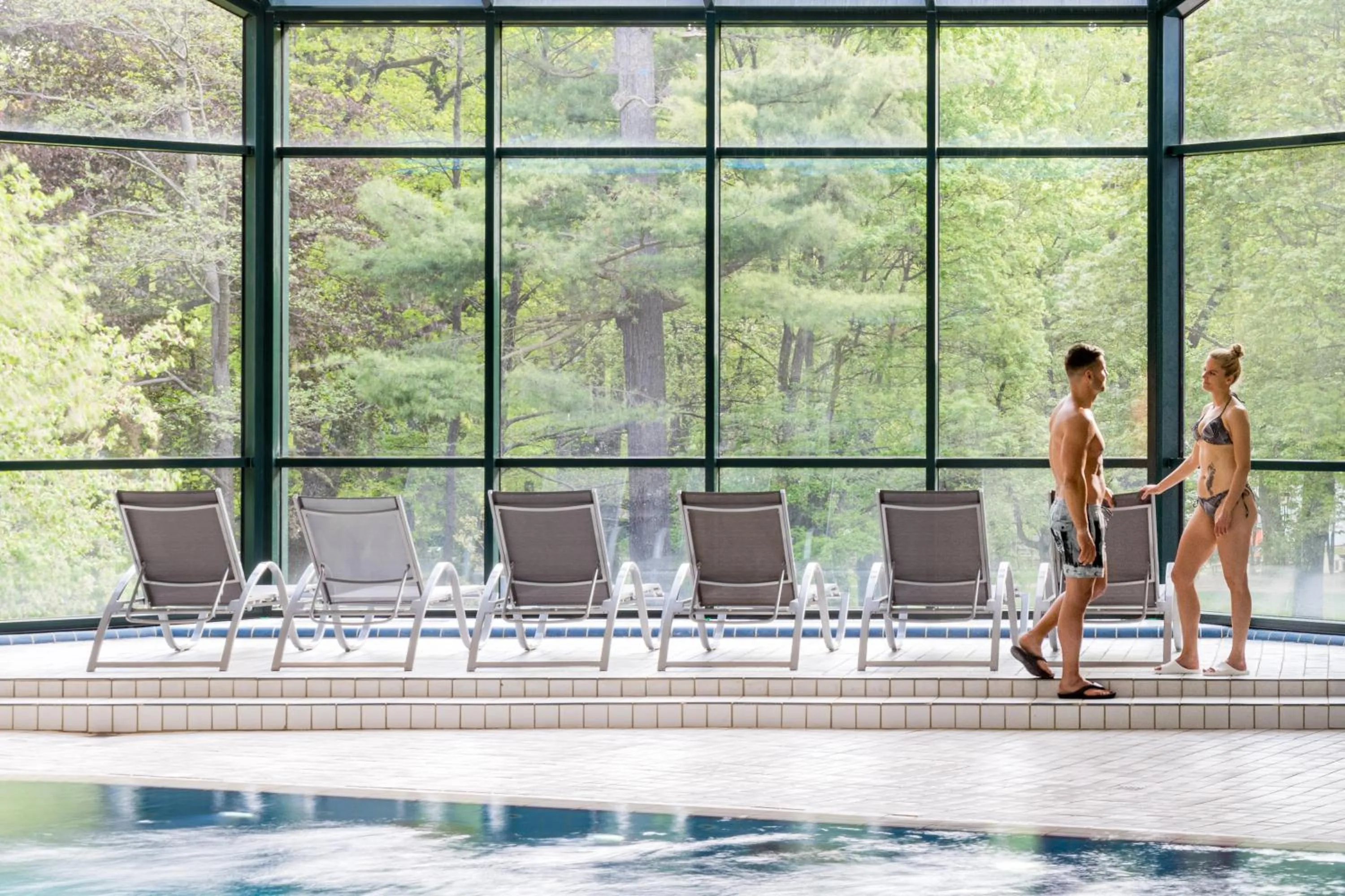 Swimming pool in Solehotel Winterberg