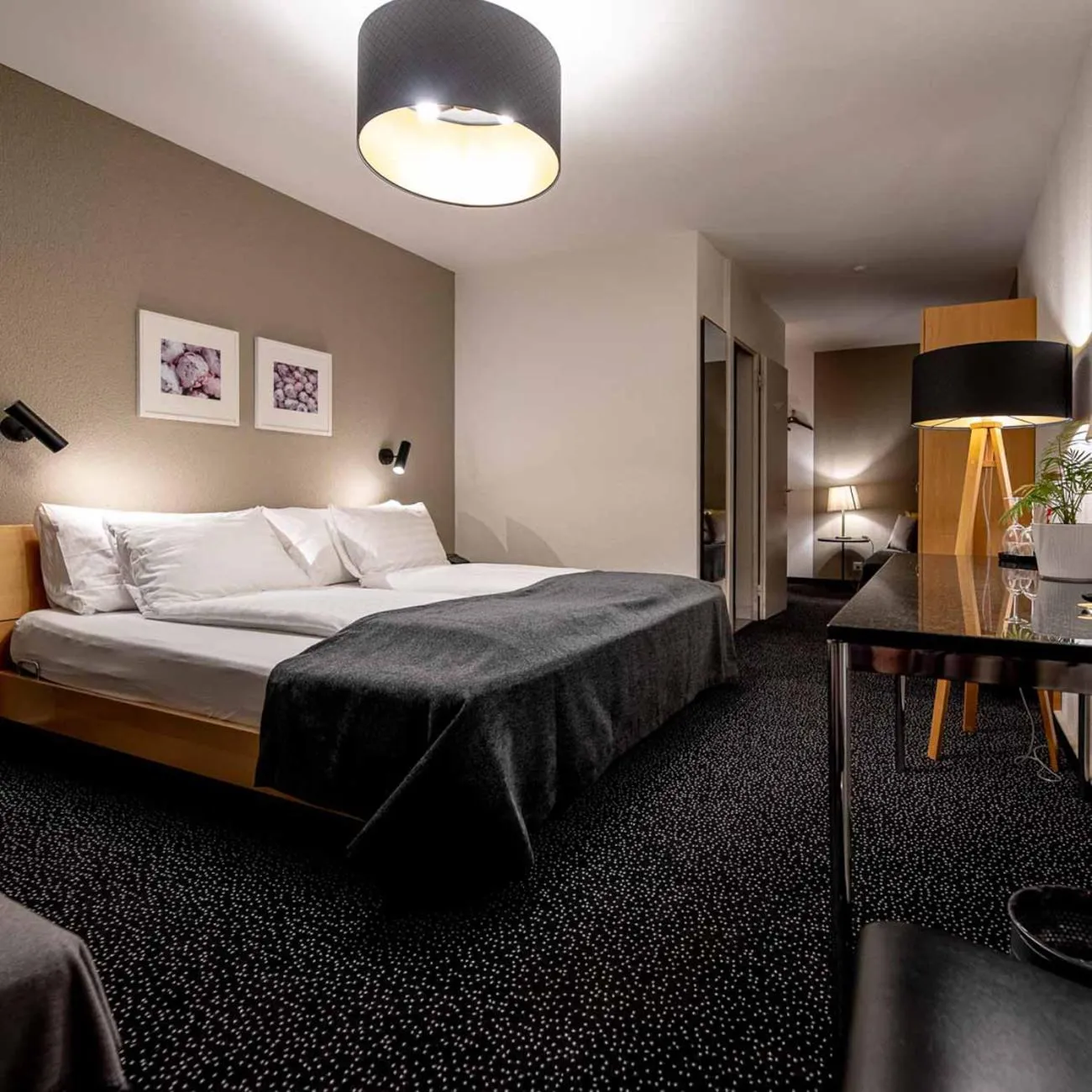 Photo of the whole room, Bed in Guggital Hotel Restaurant