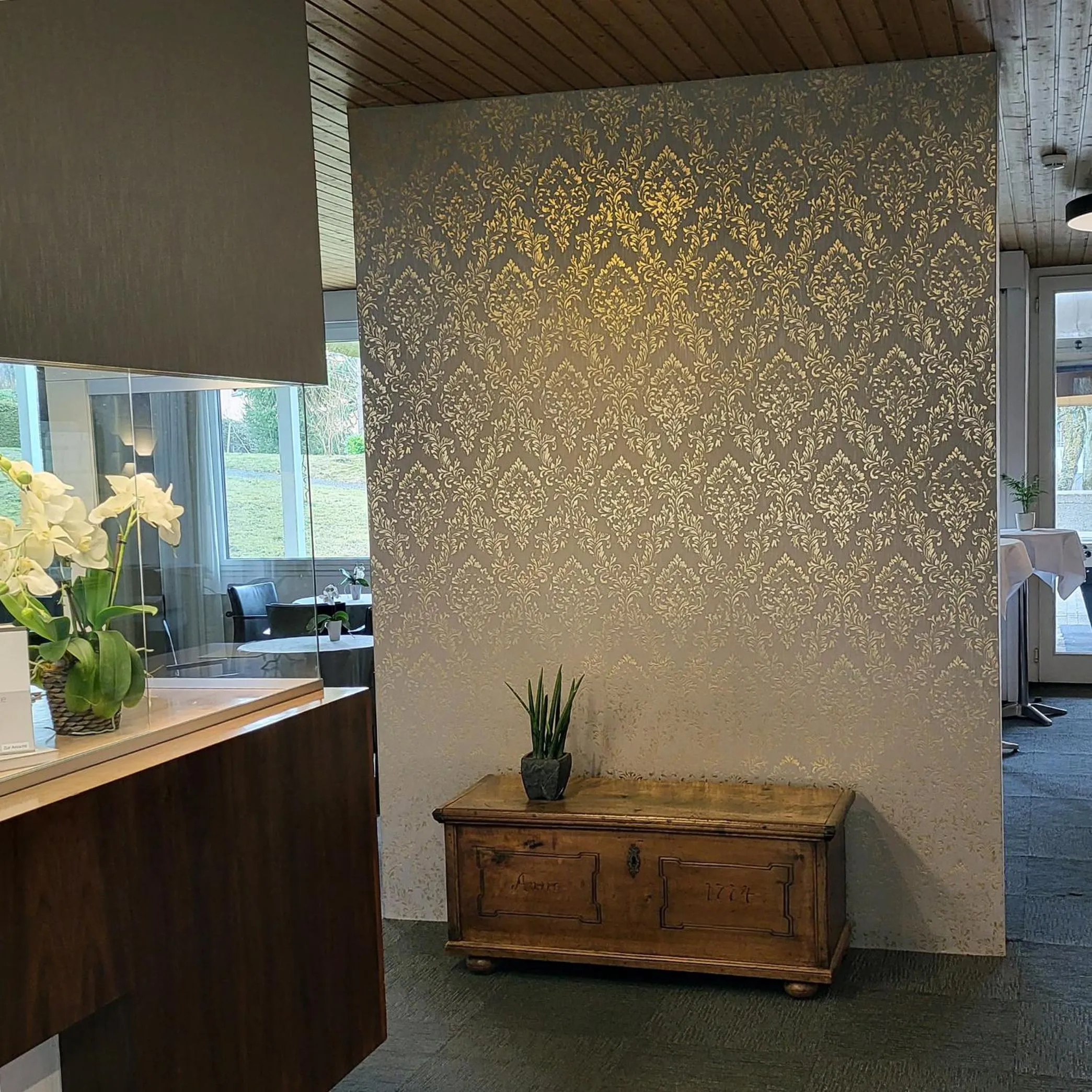 Lobby or reception in Guggital Hotel Restaurant