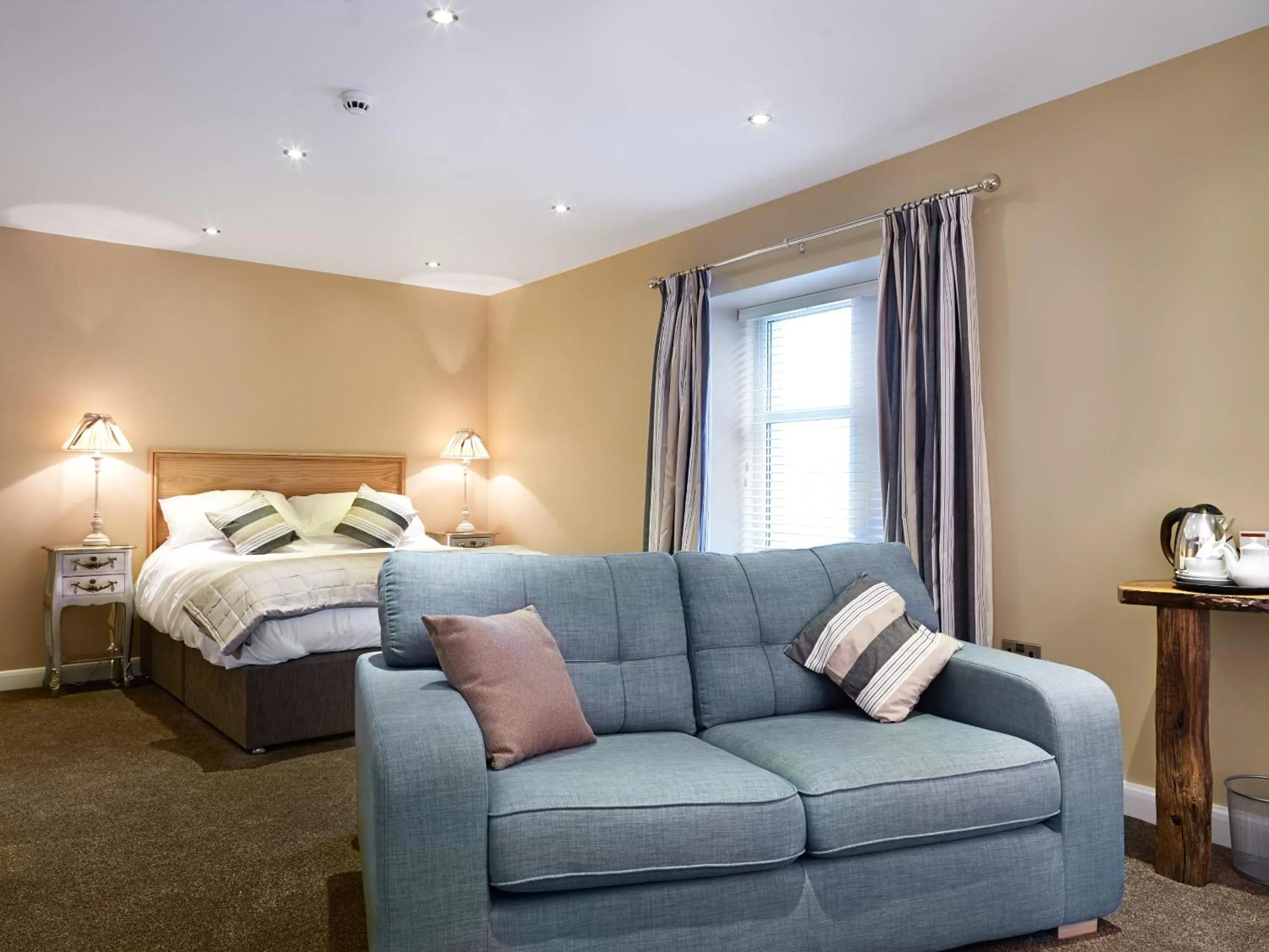 Seating area, Bed in 1885 the Venue - Pub, Restaurant, Rooms & Function House