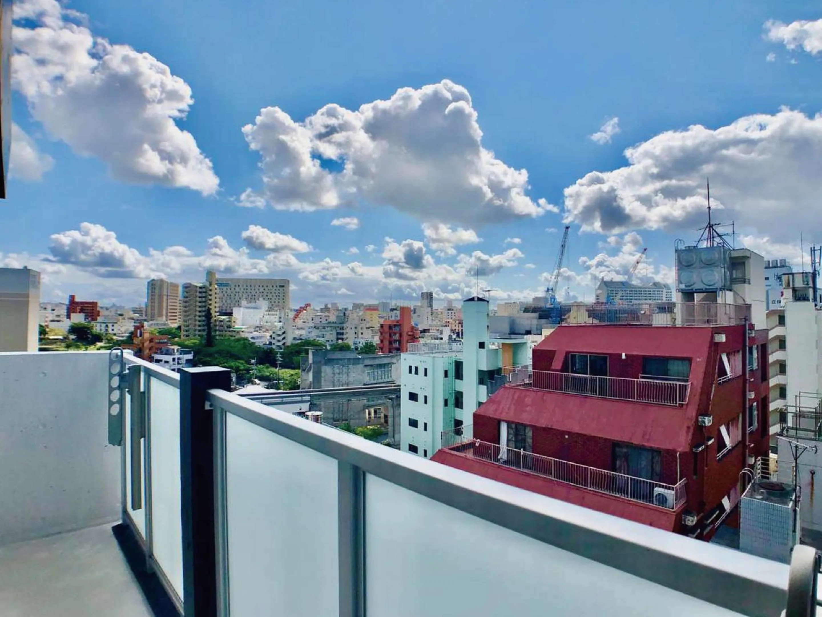 Balcony/Terrace in Infinity Hotel NahaKumoji -SEVEN Hotels and Resorts-