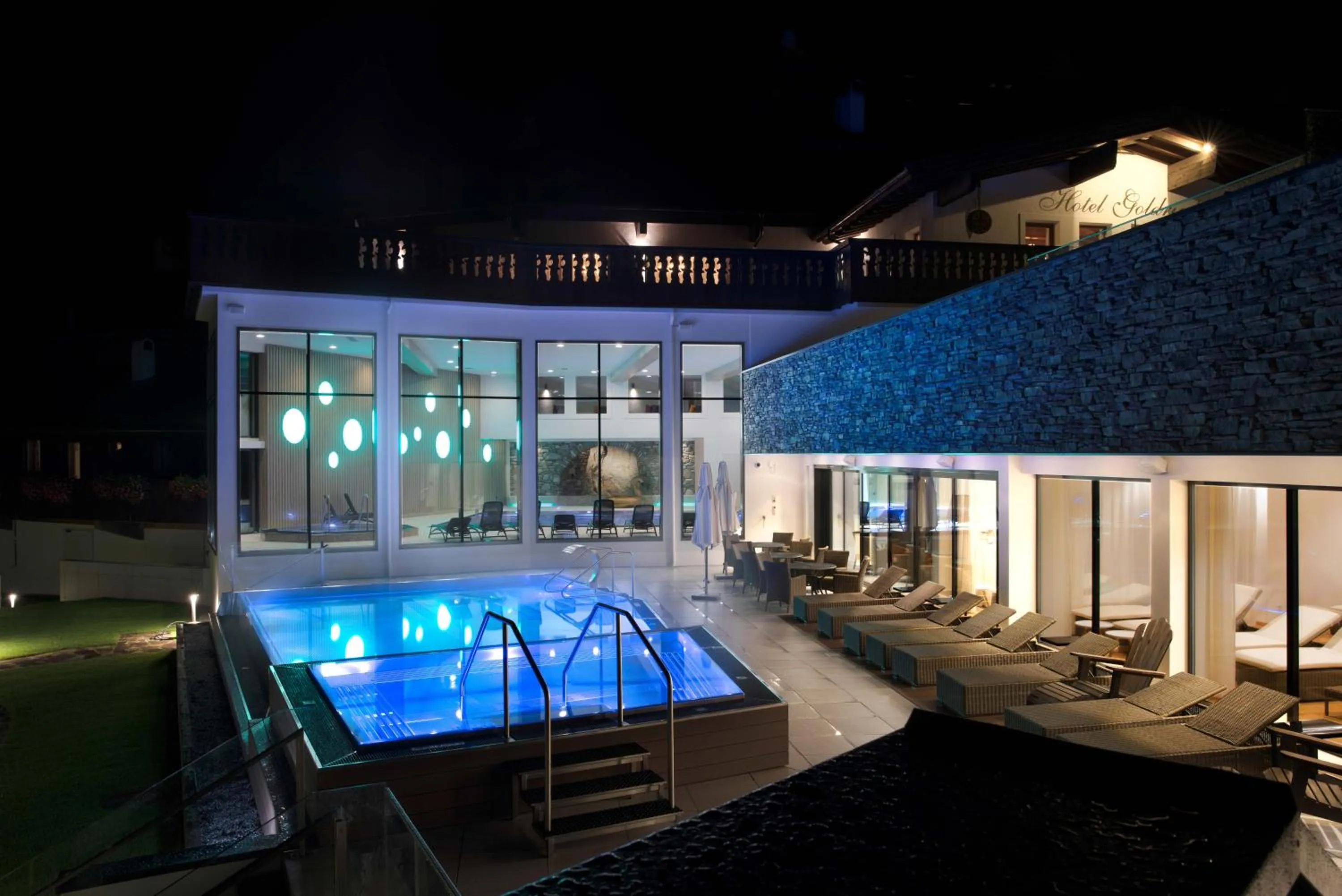 Hot Tub in Hotel Goldried