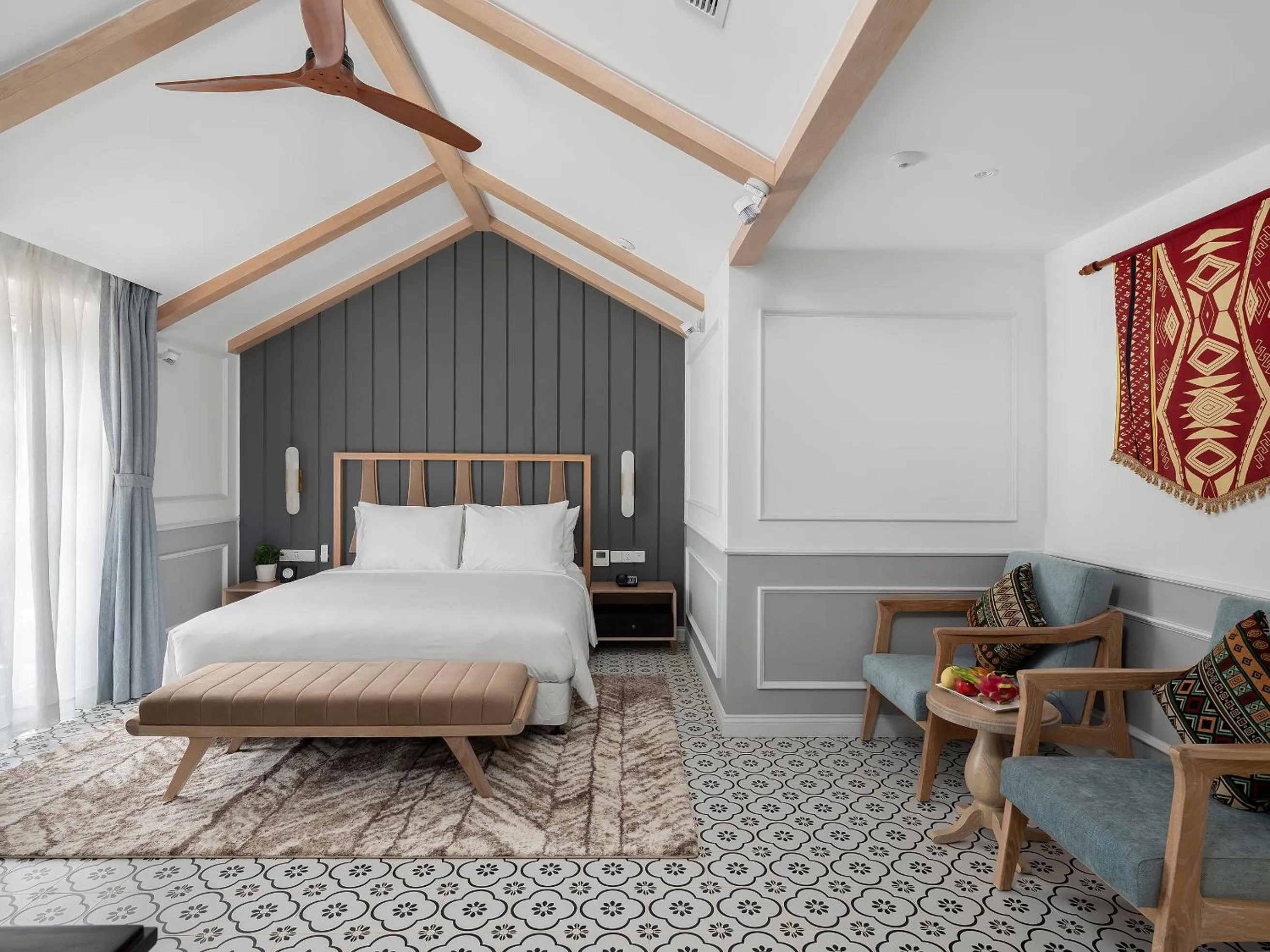 Bed in Golden Boutique Hotel