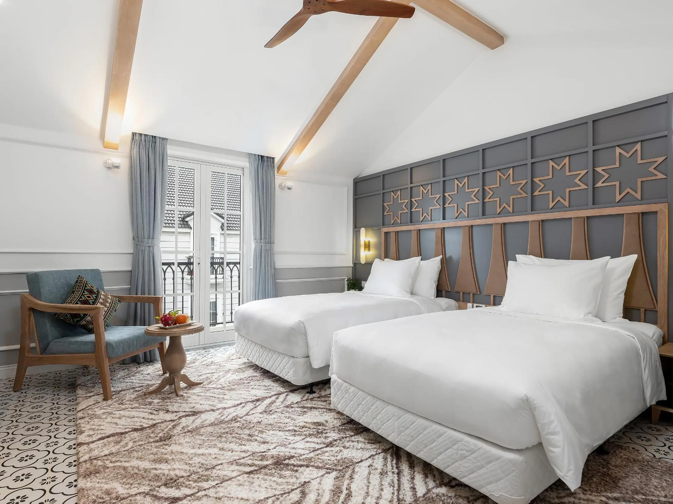 Bed in Golden Boutique Hotel