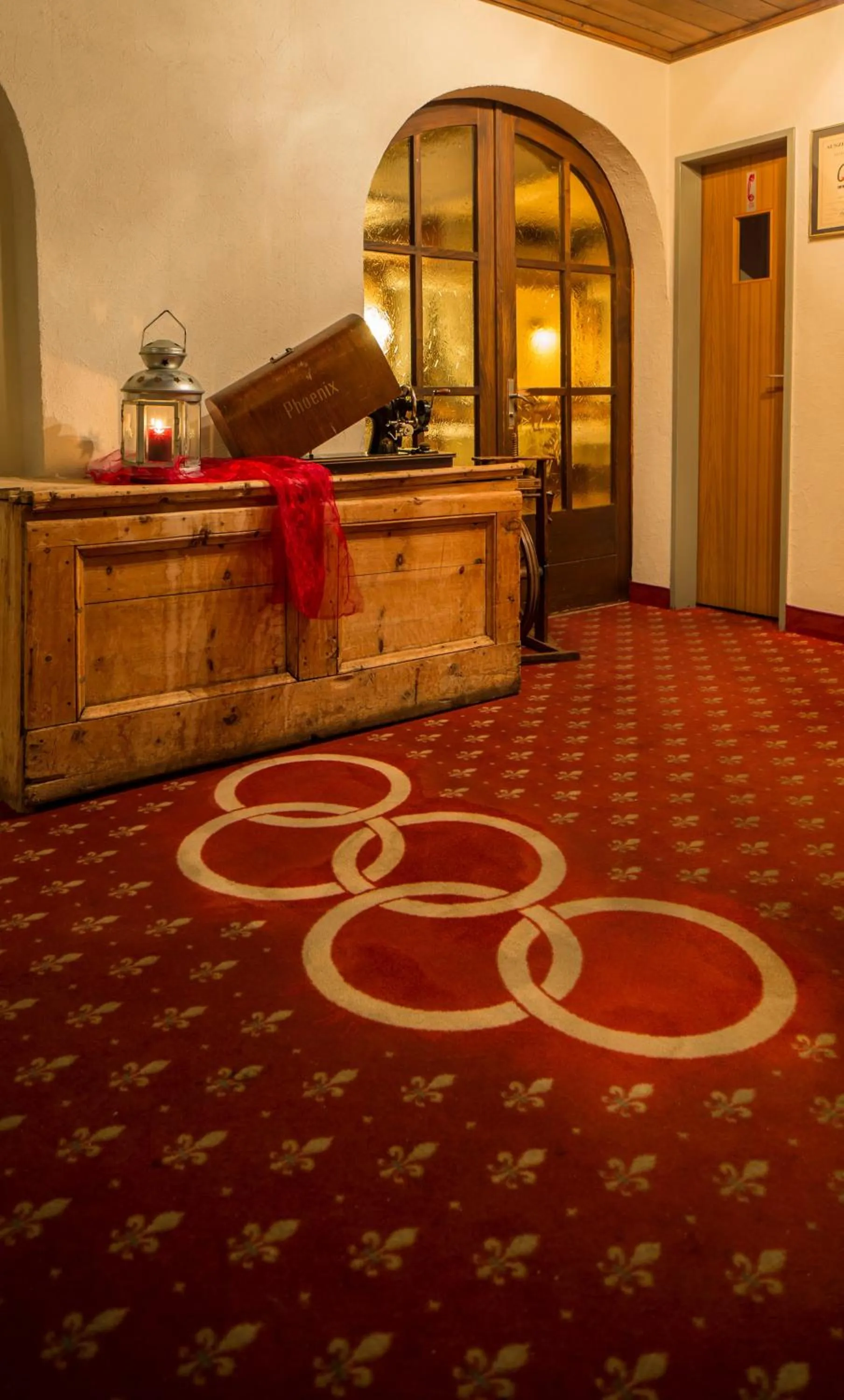 Lobby or reception in Hotel Olympia