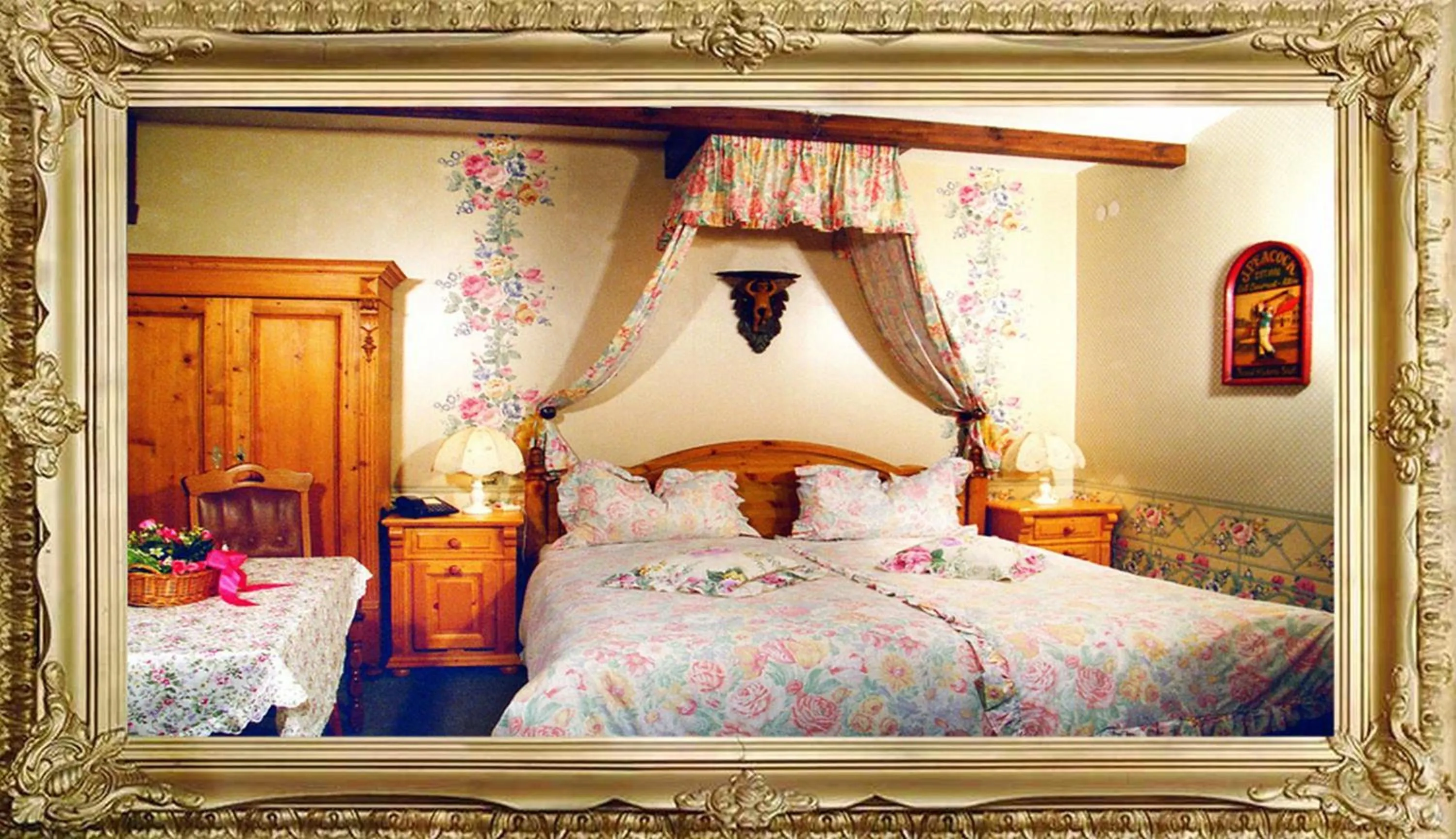 Photo of the whole room, Bed in Landhaus Hotel Romantik