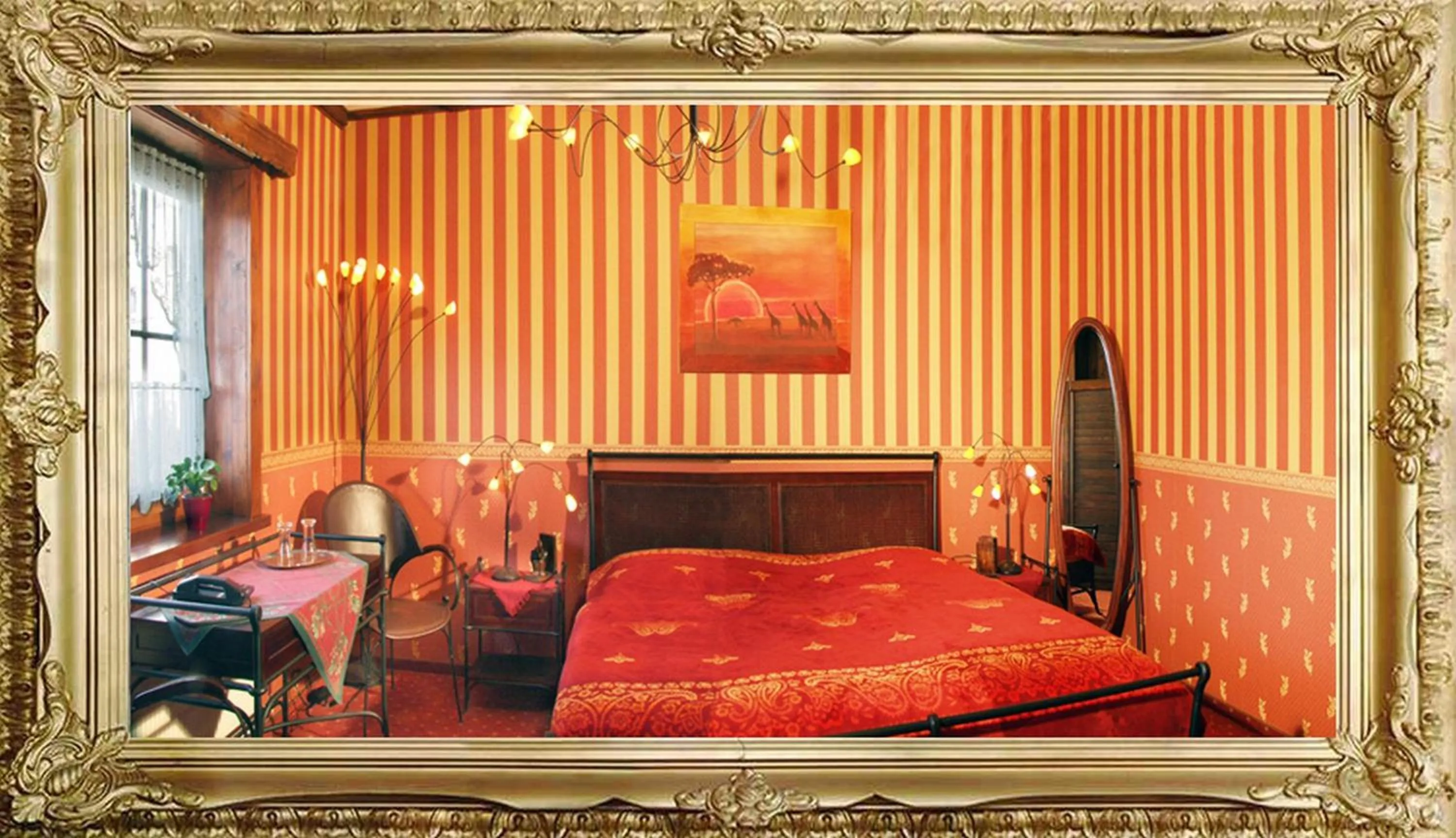 Photo of the whole room, Bed in Landhaus Hotel Romantik