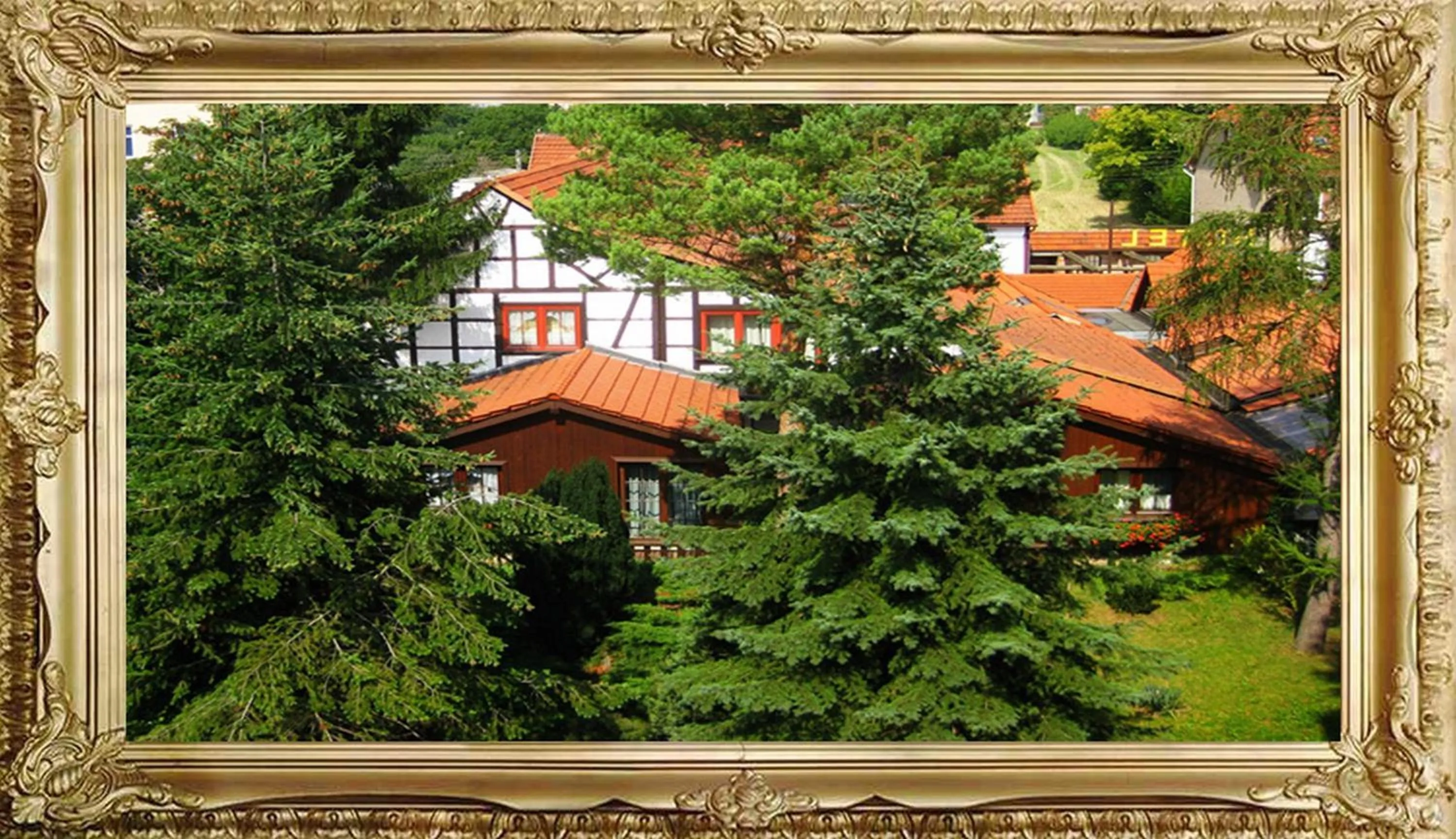 Facade/entrance in Landhaus Hotel Romantik