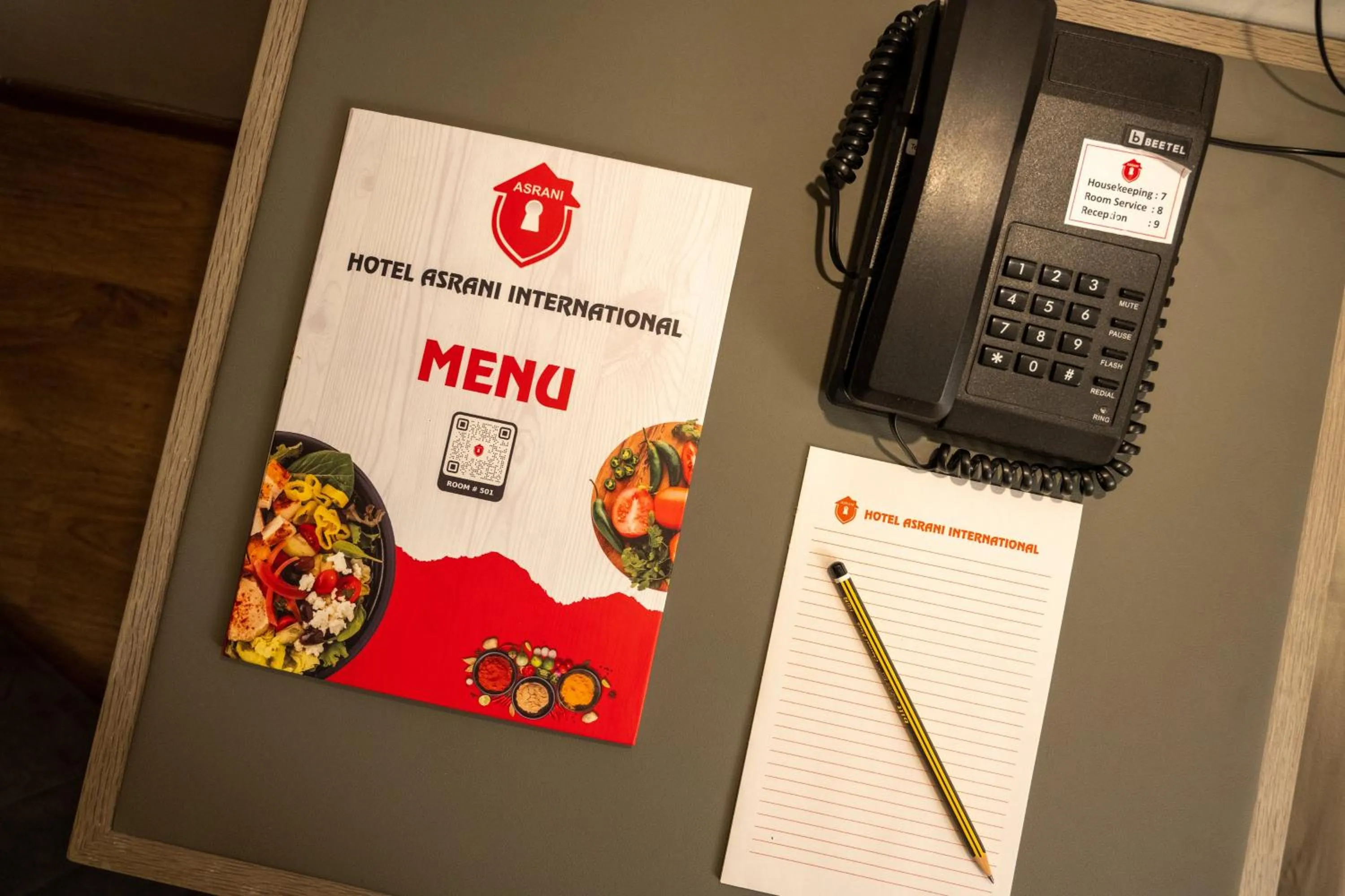 room service in Hotel Asrani International