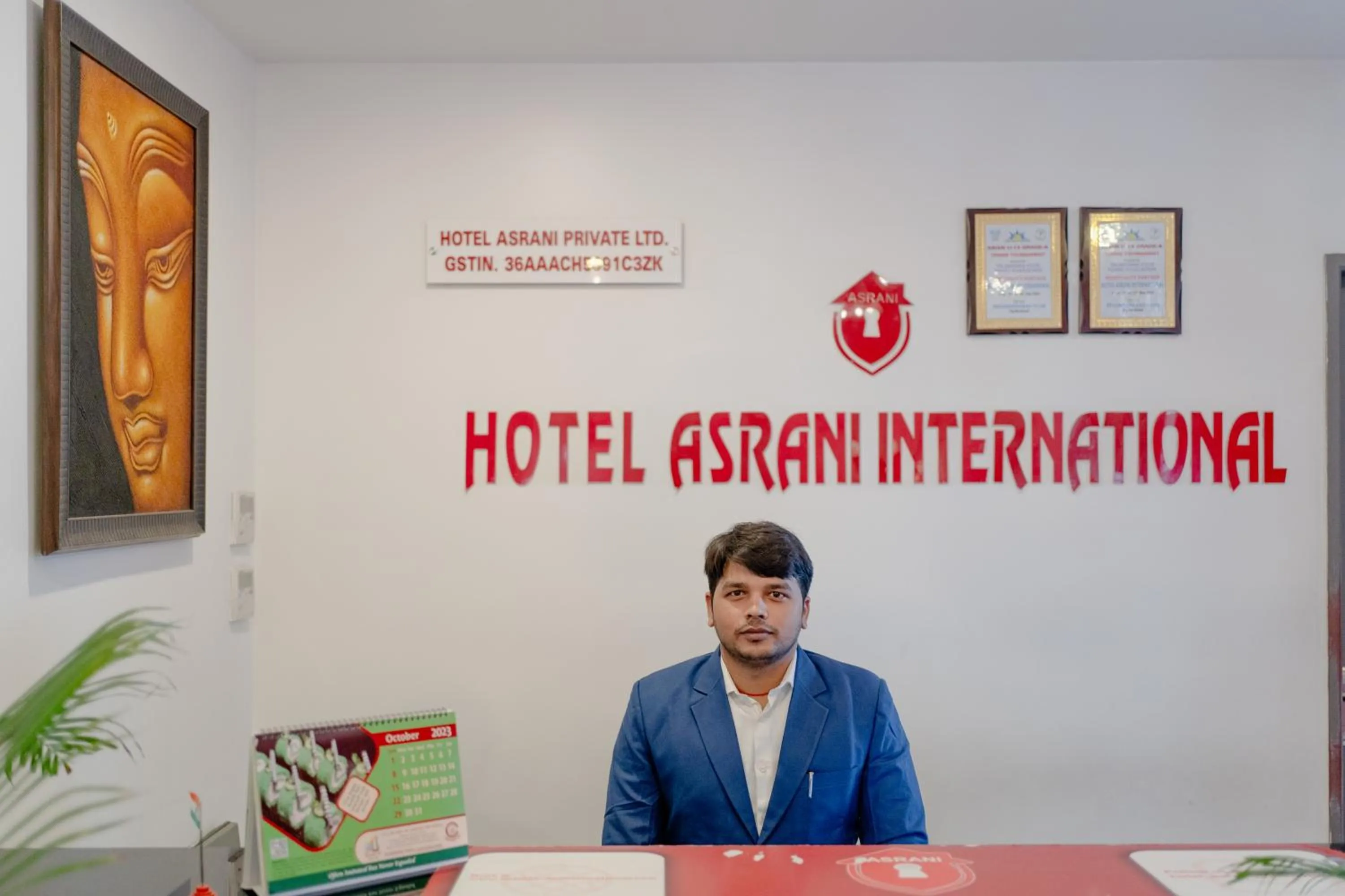 Lobby or reception in Hotel Asrani International