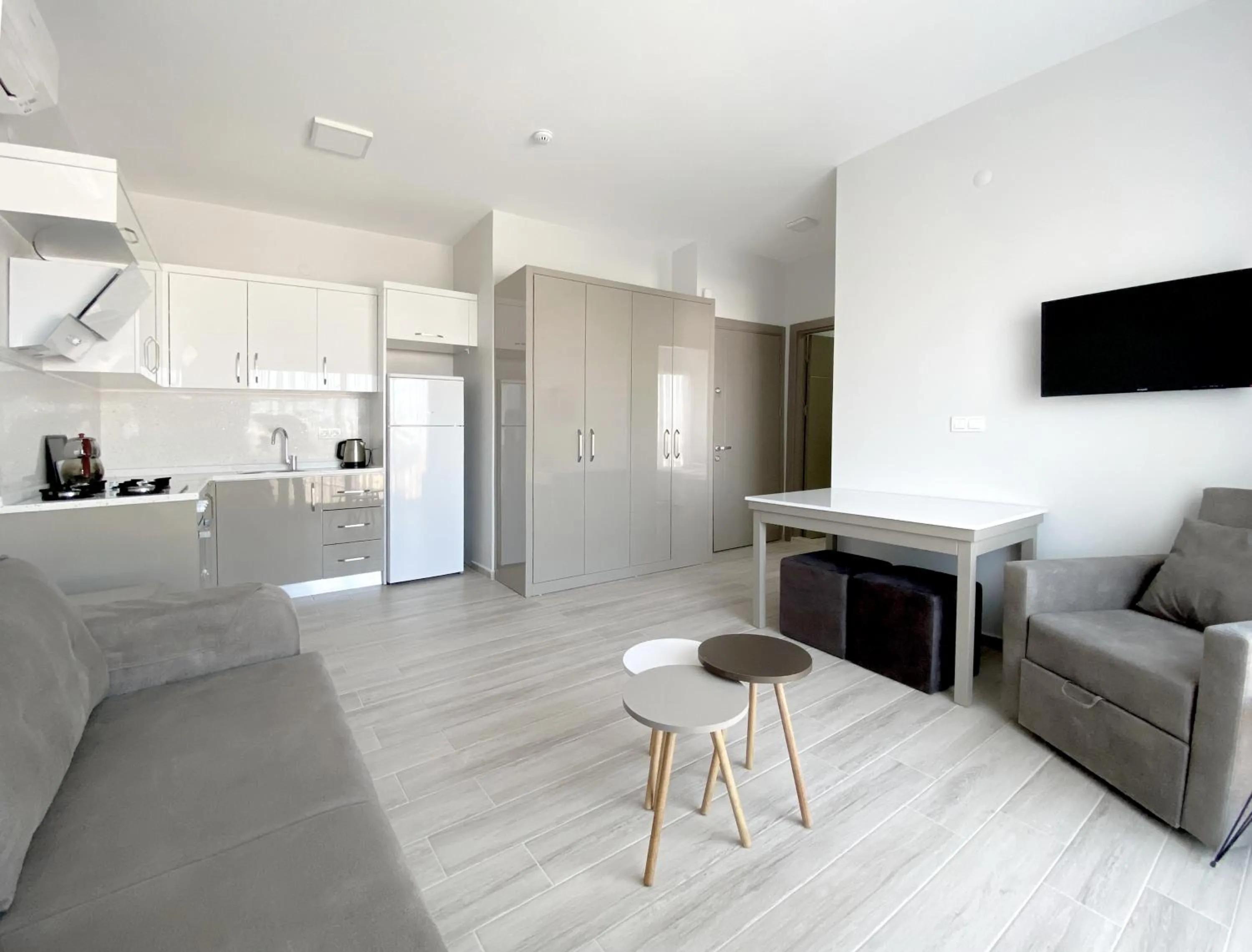 Kitchen or kitchenette in Azize Palas Apart Otel