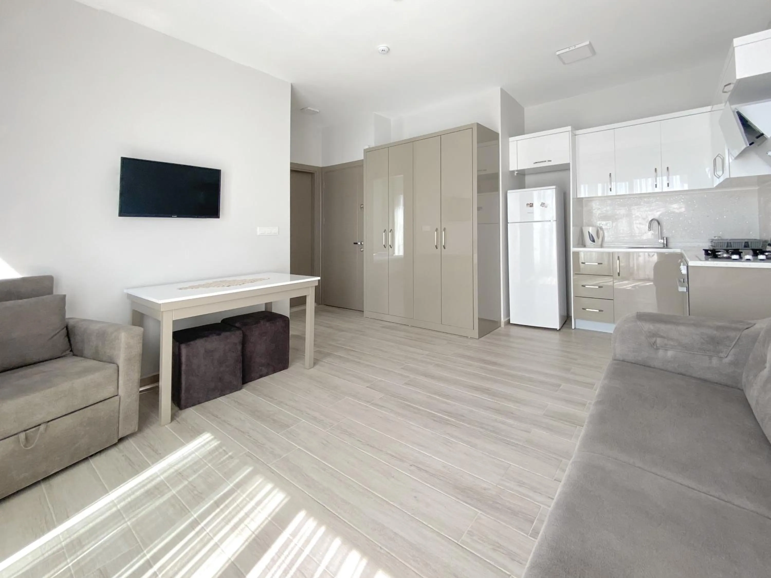 Kitchen or kitchenette in Azize Palas Apart Otel