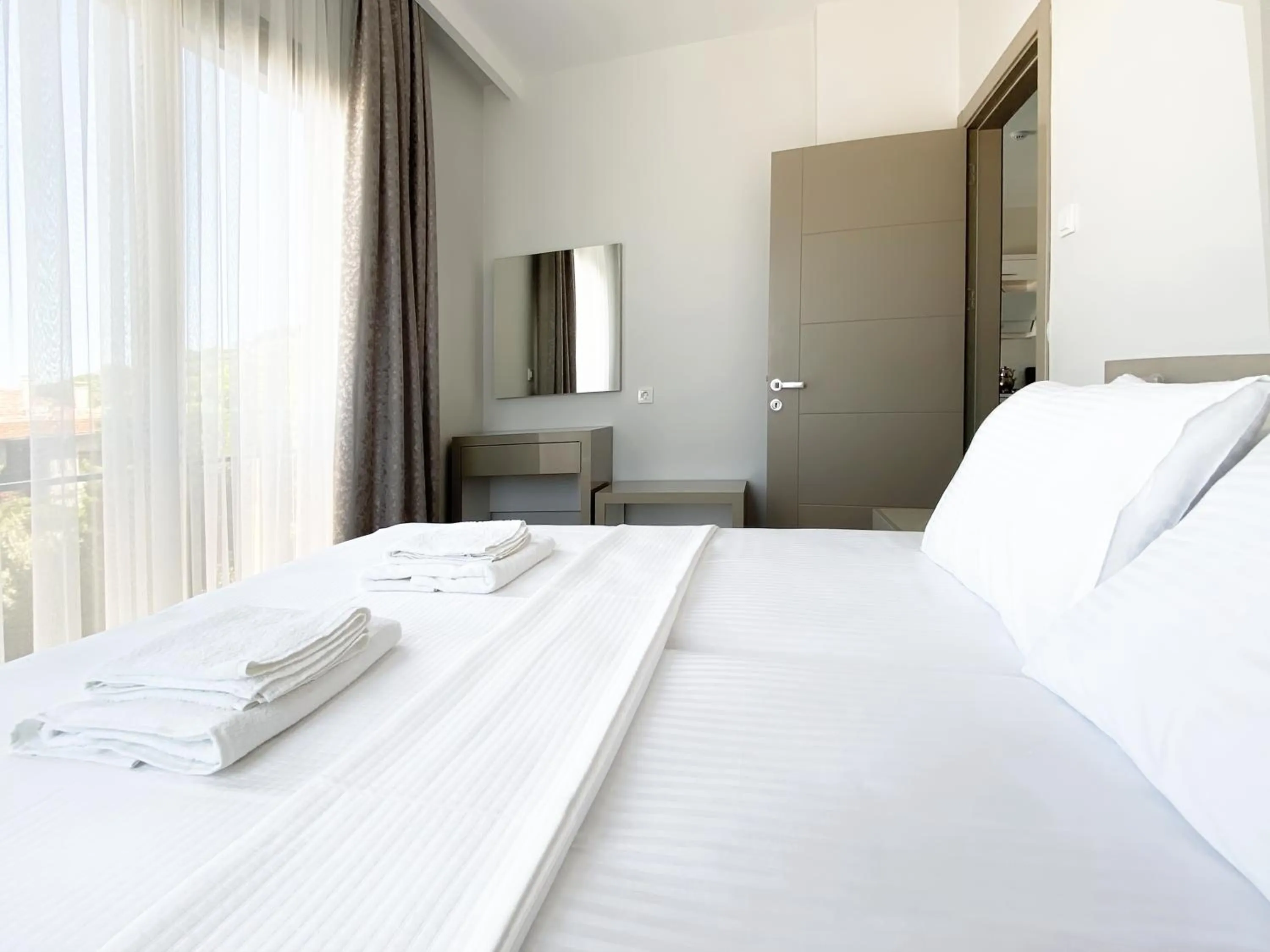 Bed in Azize Palas Apart Otel