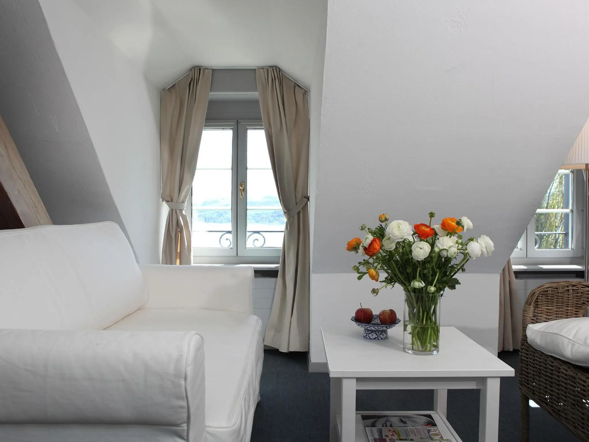 Photo of the whole room, Bed in Hotel Hirschen am See