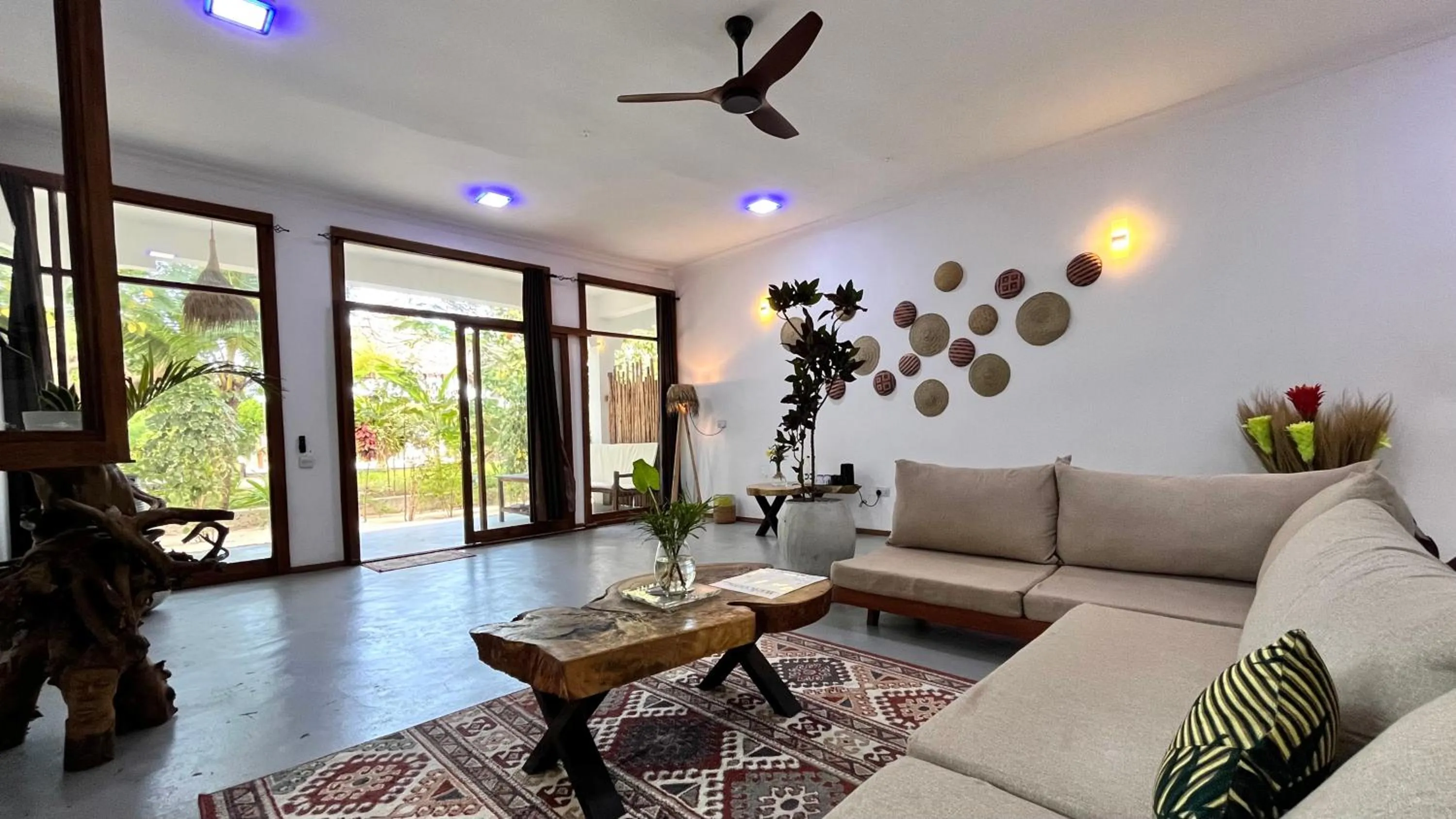 Seating area in TIKI Beach Club & Resort