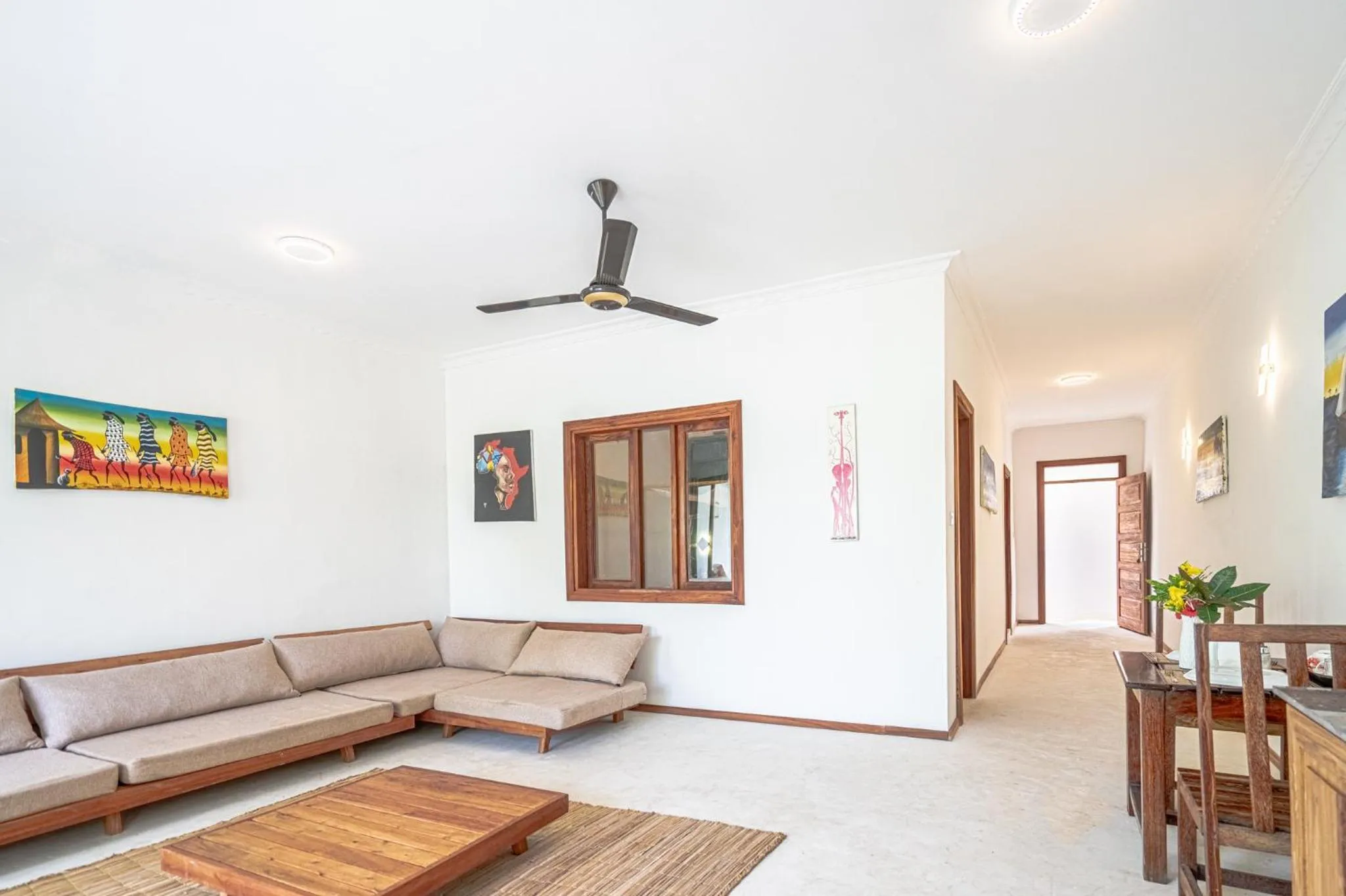 Seating area in TIKI Beach Club & Resort