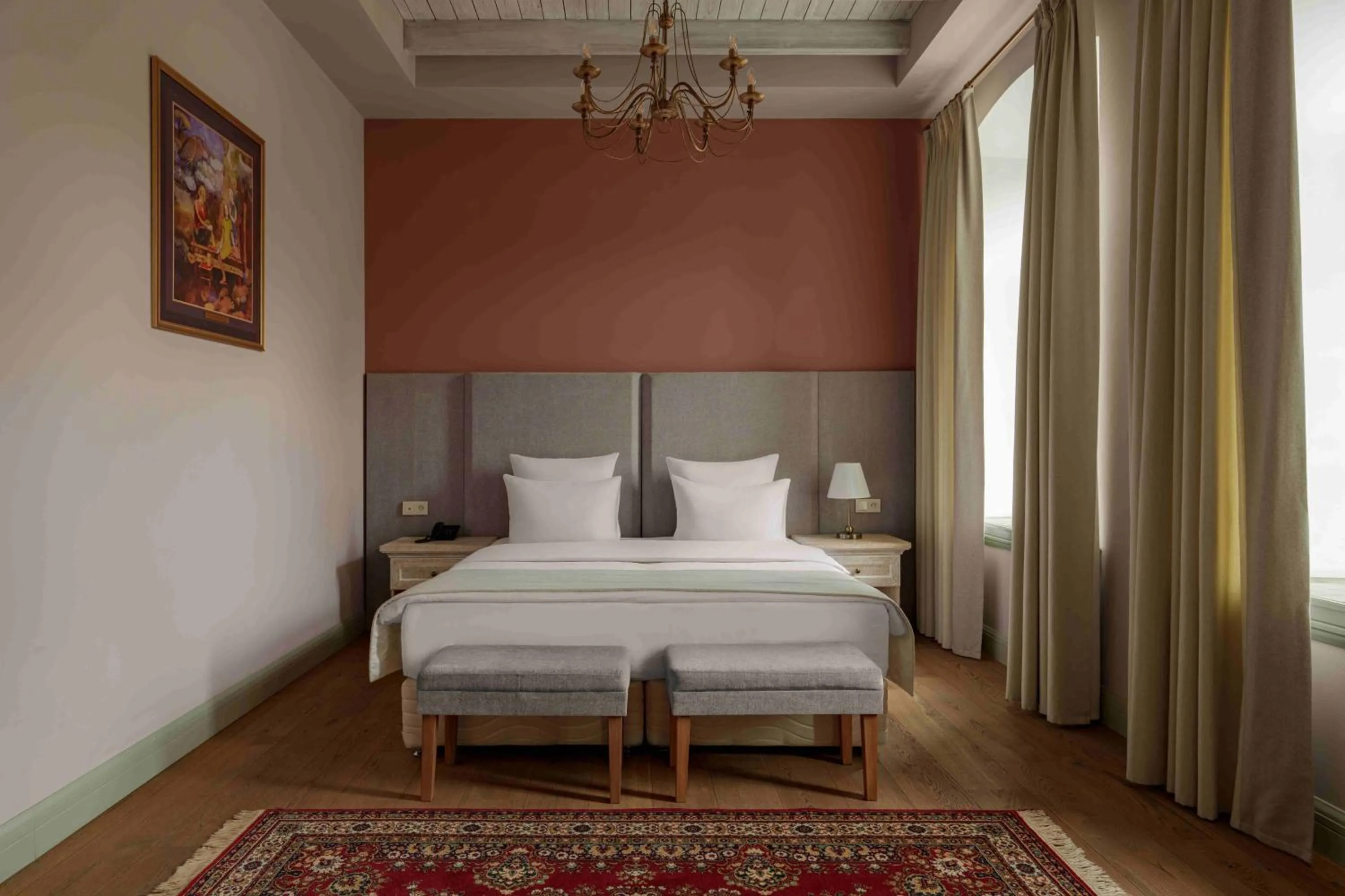 Bed in GRAND HOTEL GYUMRI by APRICOT Hotels
