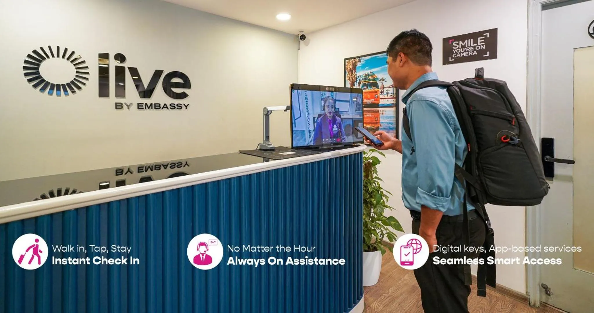 Lobby or reception in Olive Hotel Indiranagar by Embassy Group