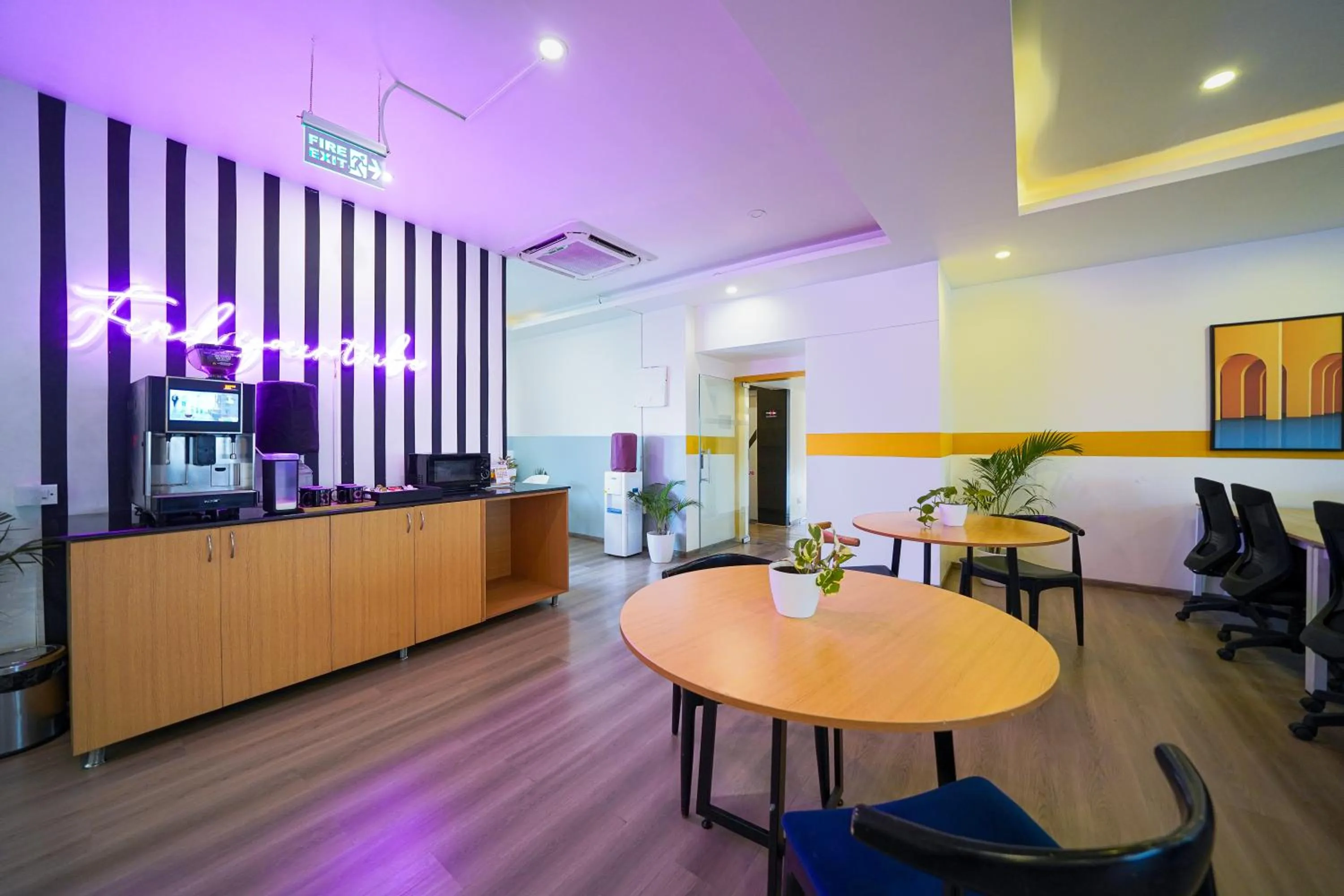 Seating area in Olive Hotel Indiranagar by Embassy Group