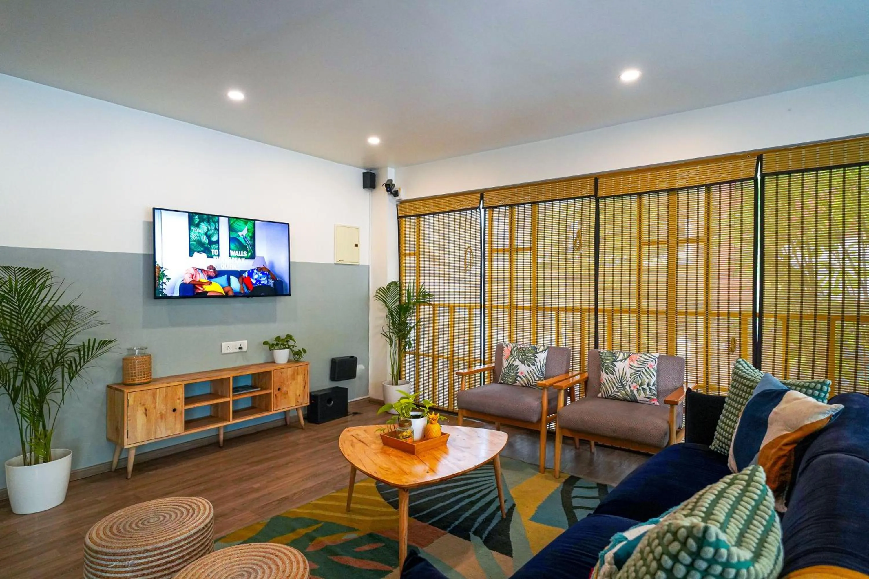 Seating area in Olive Hotel Indiranagar by Embassy Group