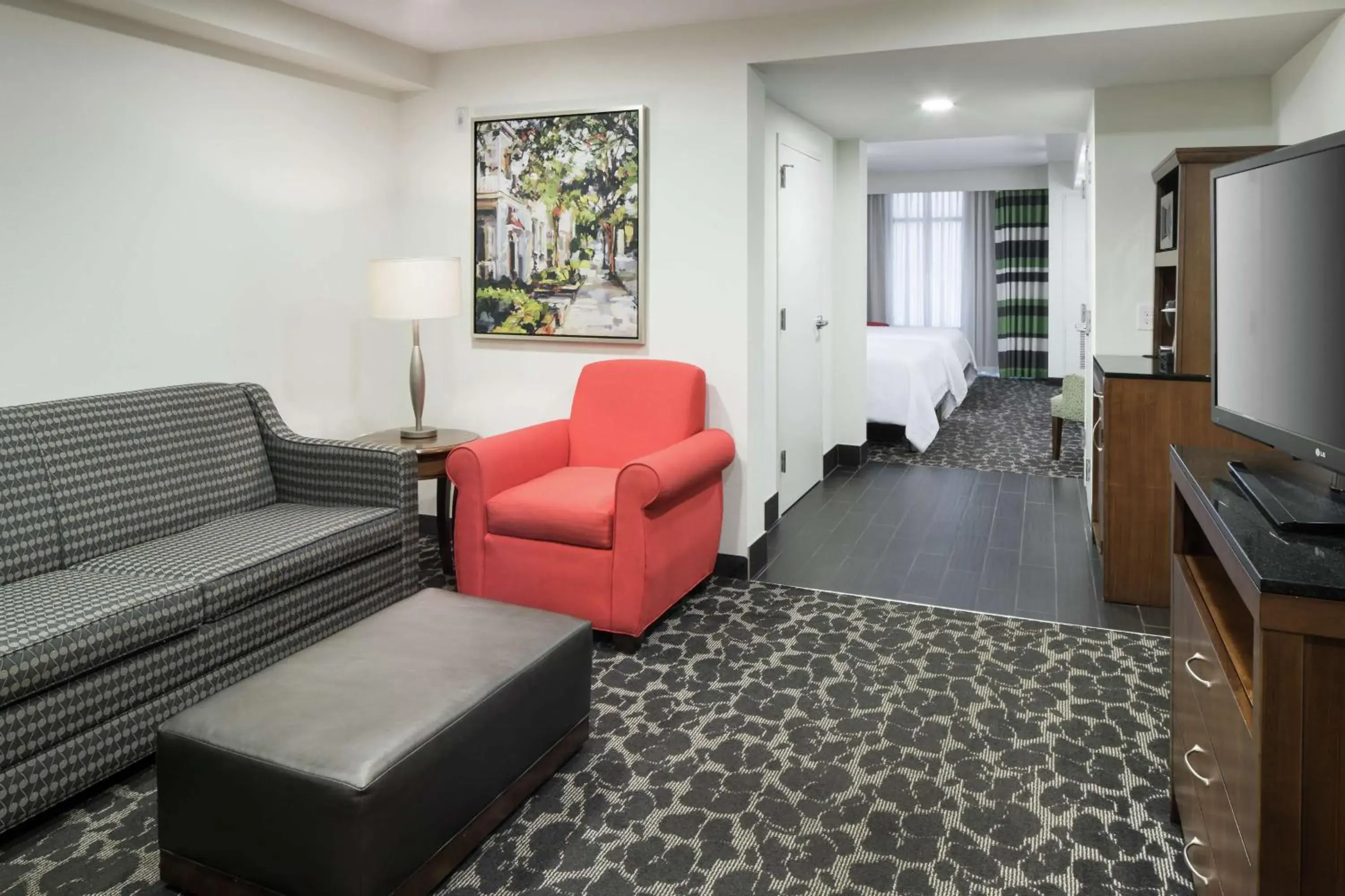 Queen Studio Suite with Two Queen Beds - Non-Smoking in Hilton Garden Inn Charleston Waterfront/Downtown Queen Studio Suite with Two Queen Beds - Non-Smoking in Hilton Garden Inn Charleston Waterfront/Downtown