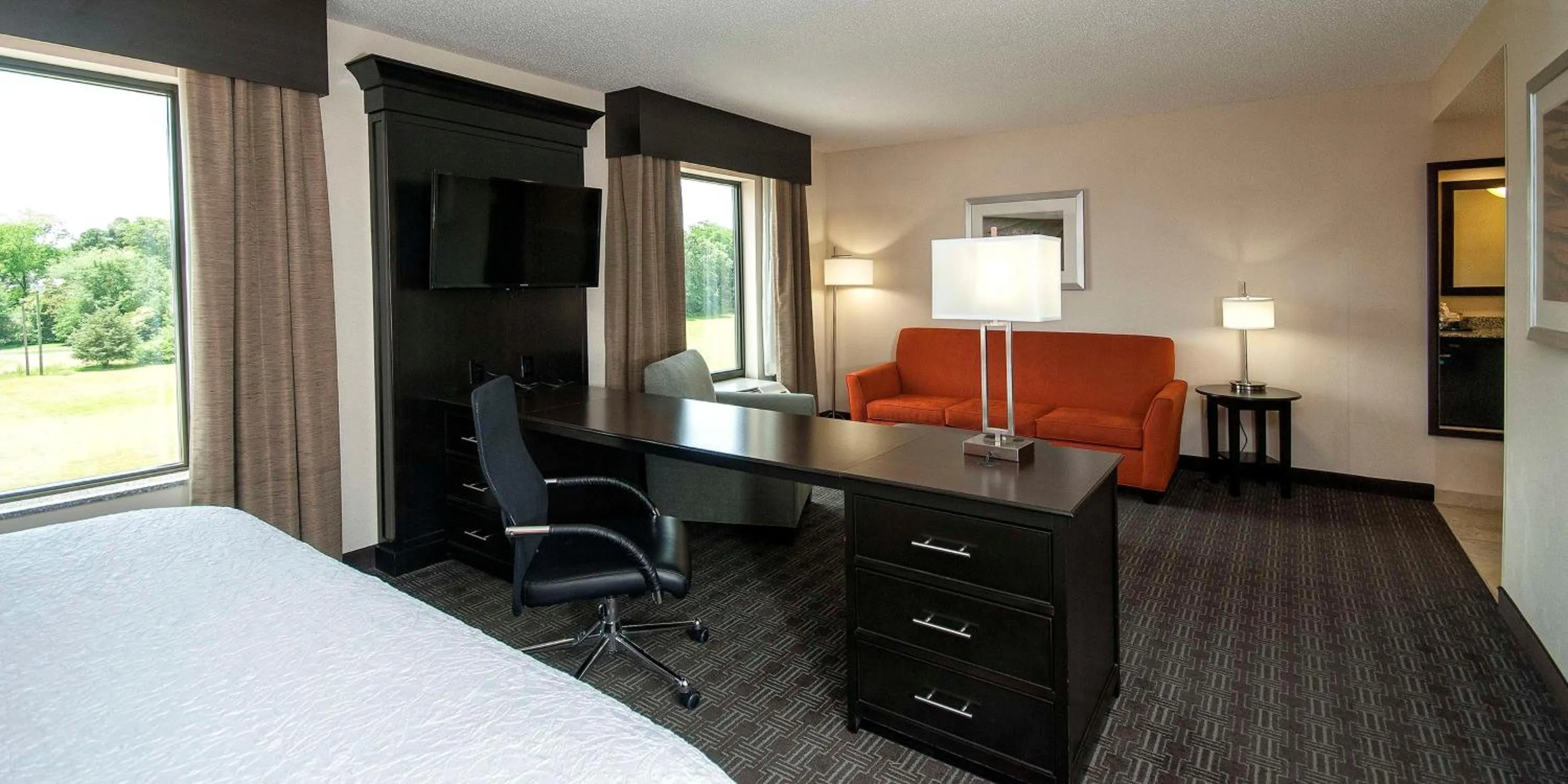Bed in Hampton Inn & Suites Seneca-Clemson Area