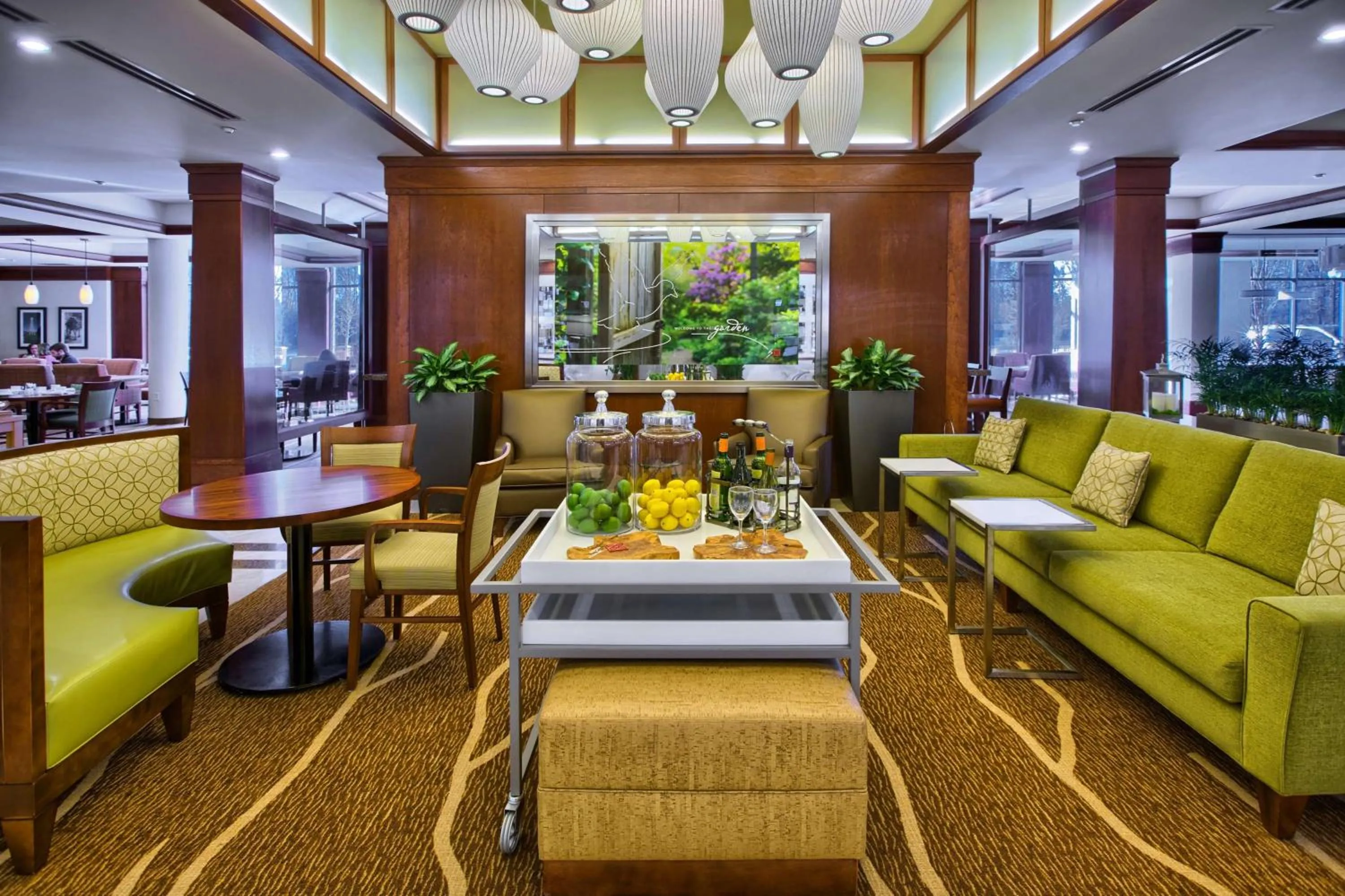 Lobby or reception in Hilton Garden Inn Durham-University Medical Center