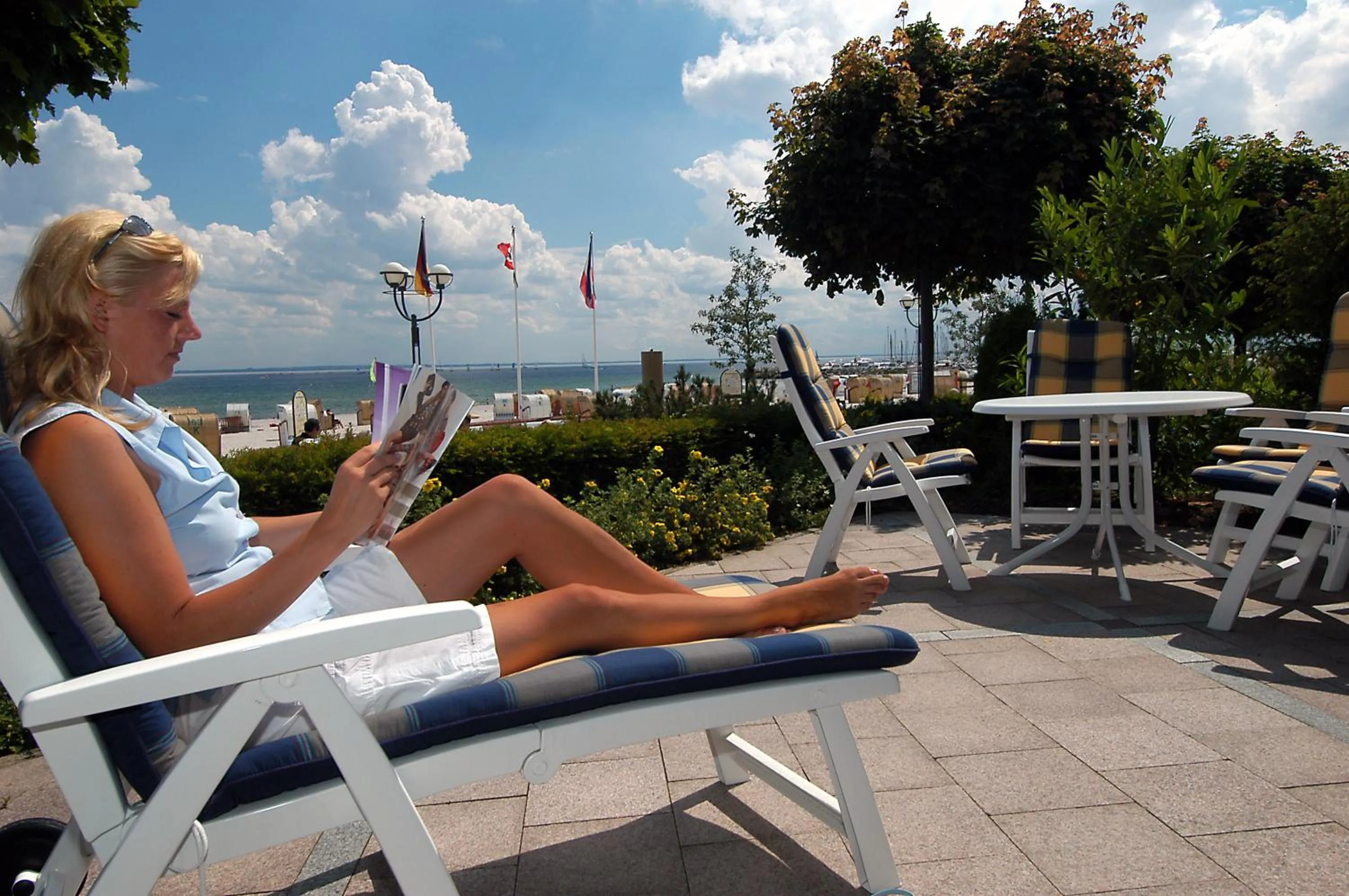 Garden in Hotel Strandidyll