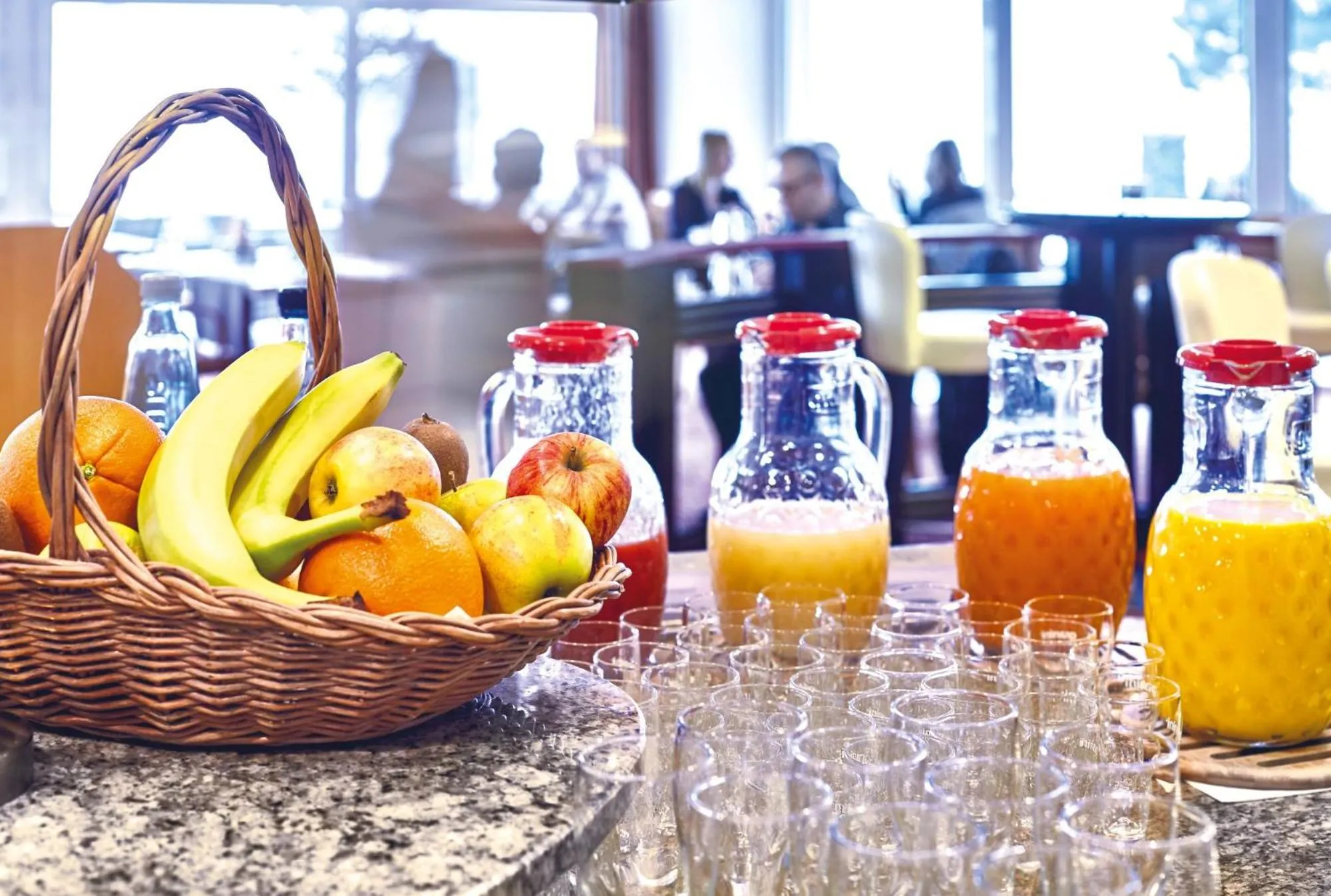 Buffet breakfast in Hotel Strandidyll