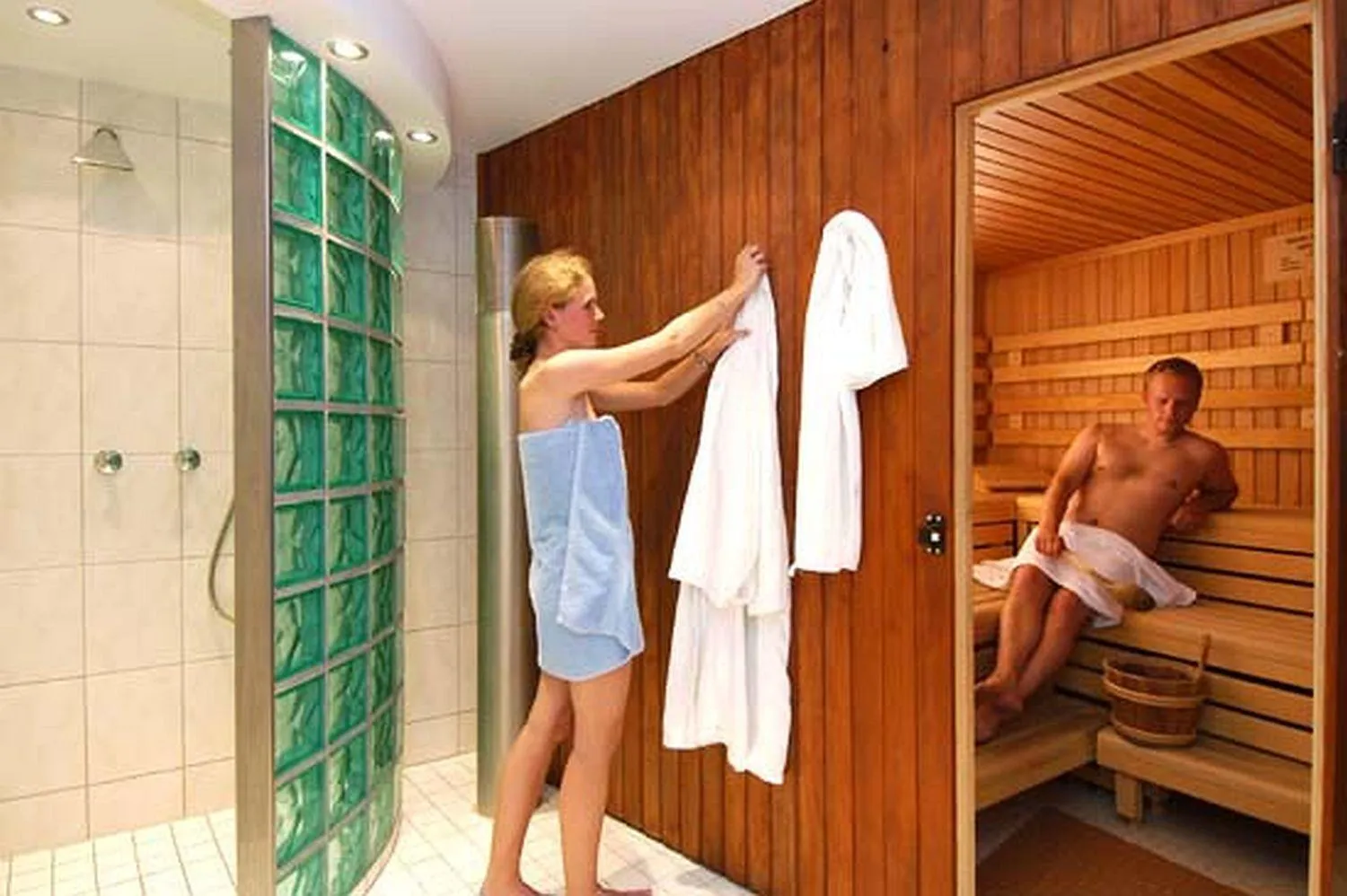 Sauna in Hotel Strandidyll