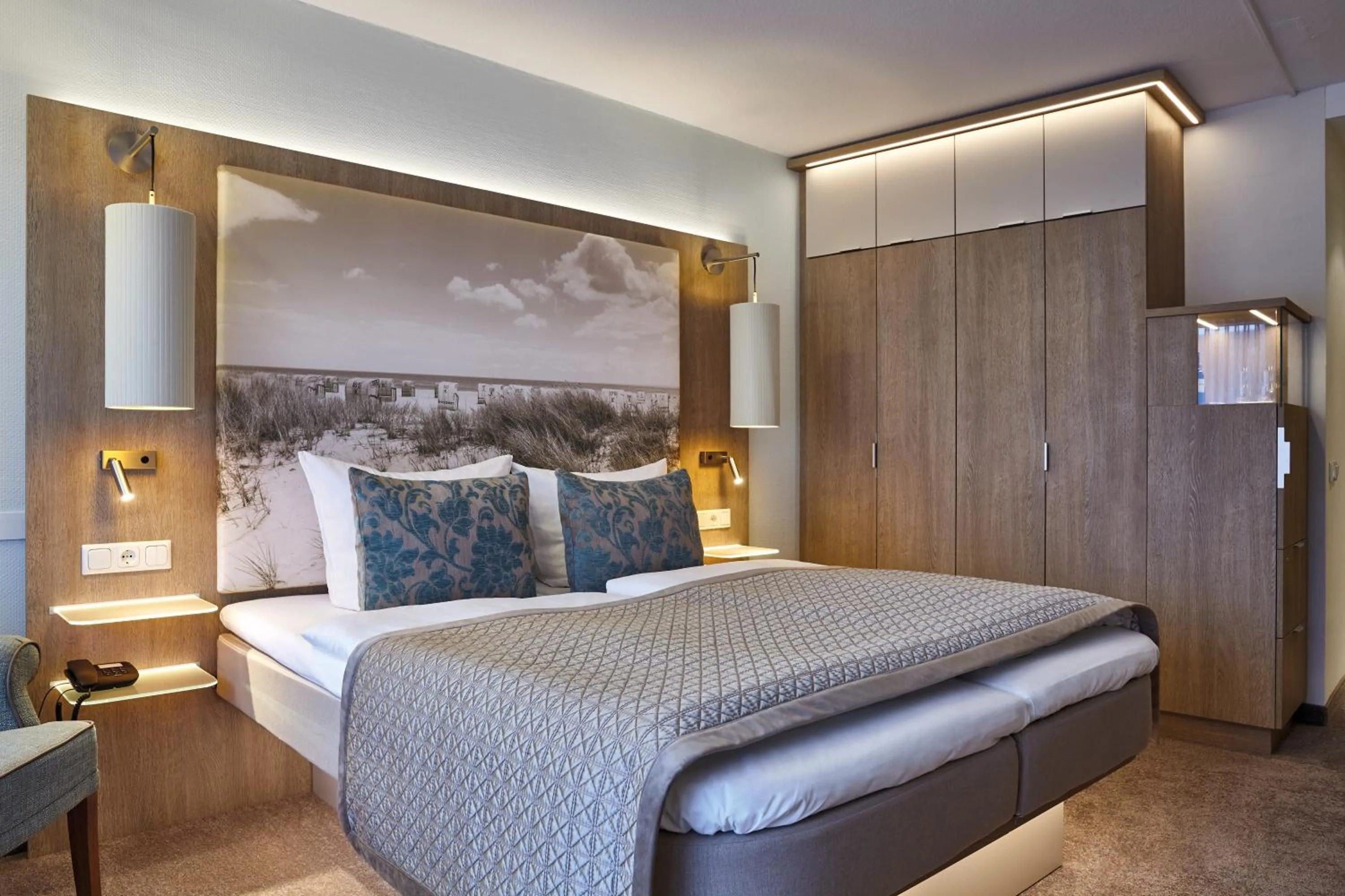 Photo of the whole room, Bed in Hotel Strandidyll