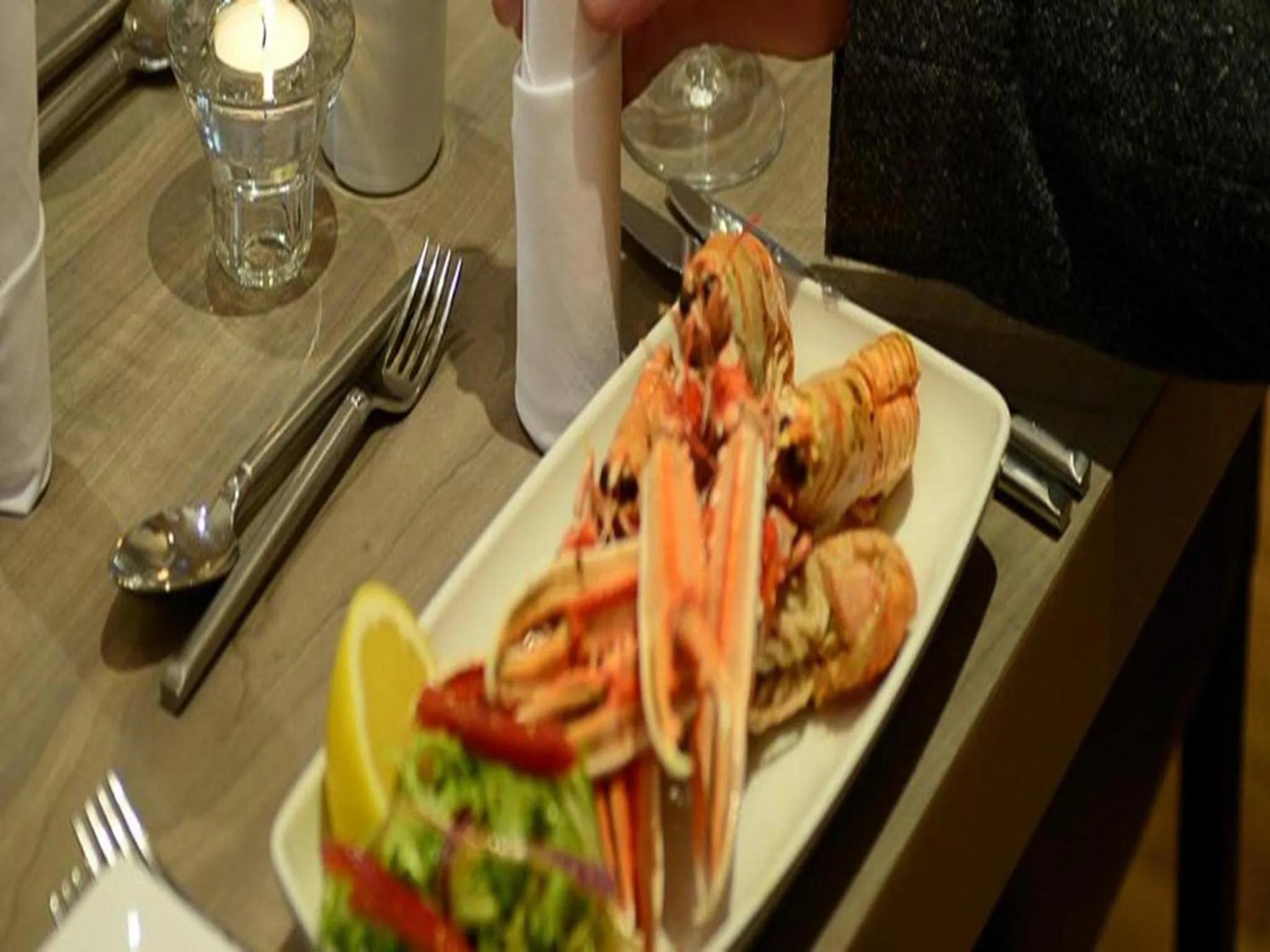 Dinner in Anchor Hotel and Seabed Restaurant