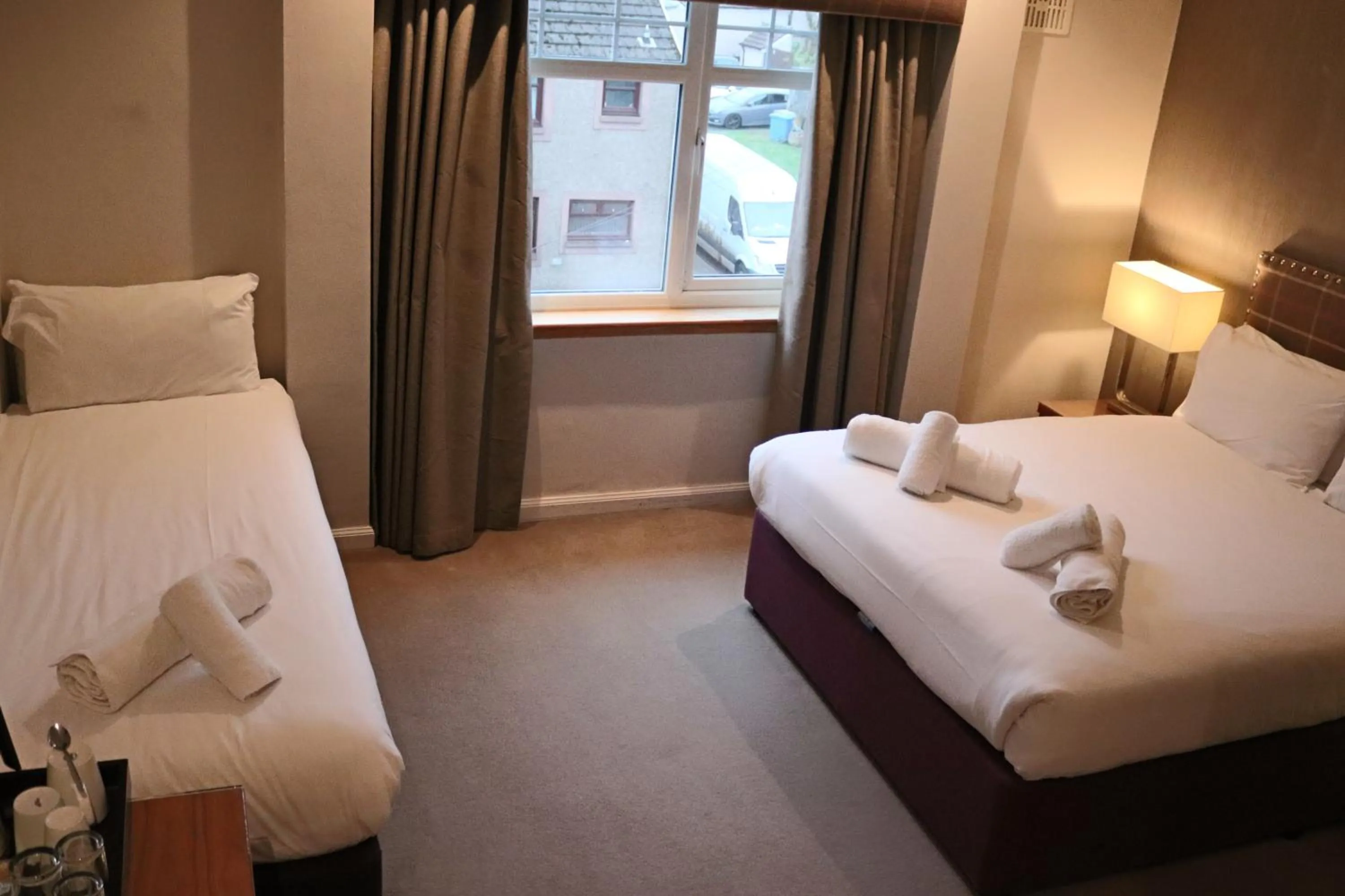 Bed in Anchor Hotel and Seabed Restaurant