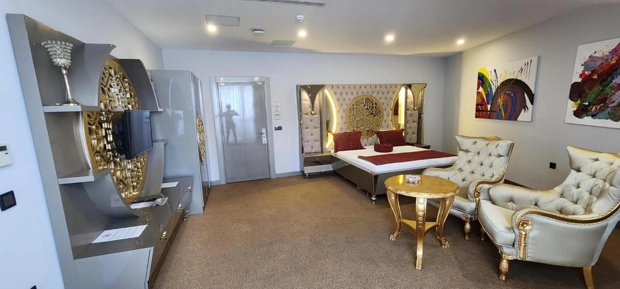 Bedroom in Ghan Hotel