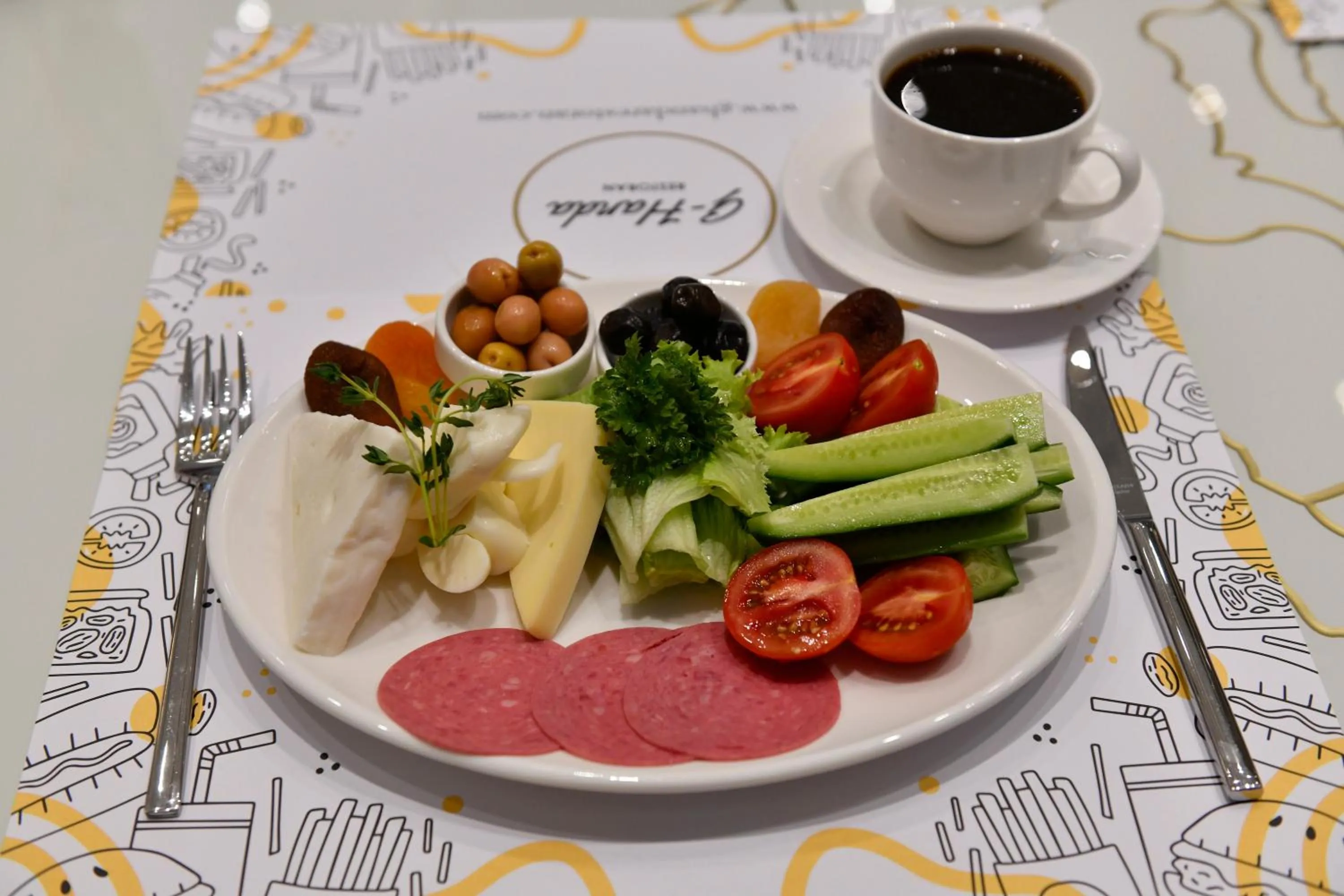 Food and drinks in Ghan Hotel