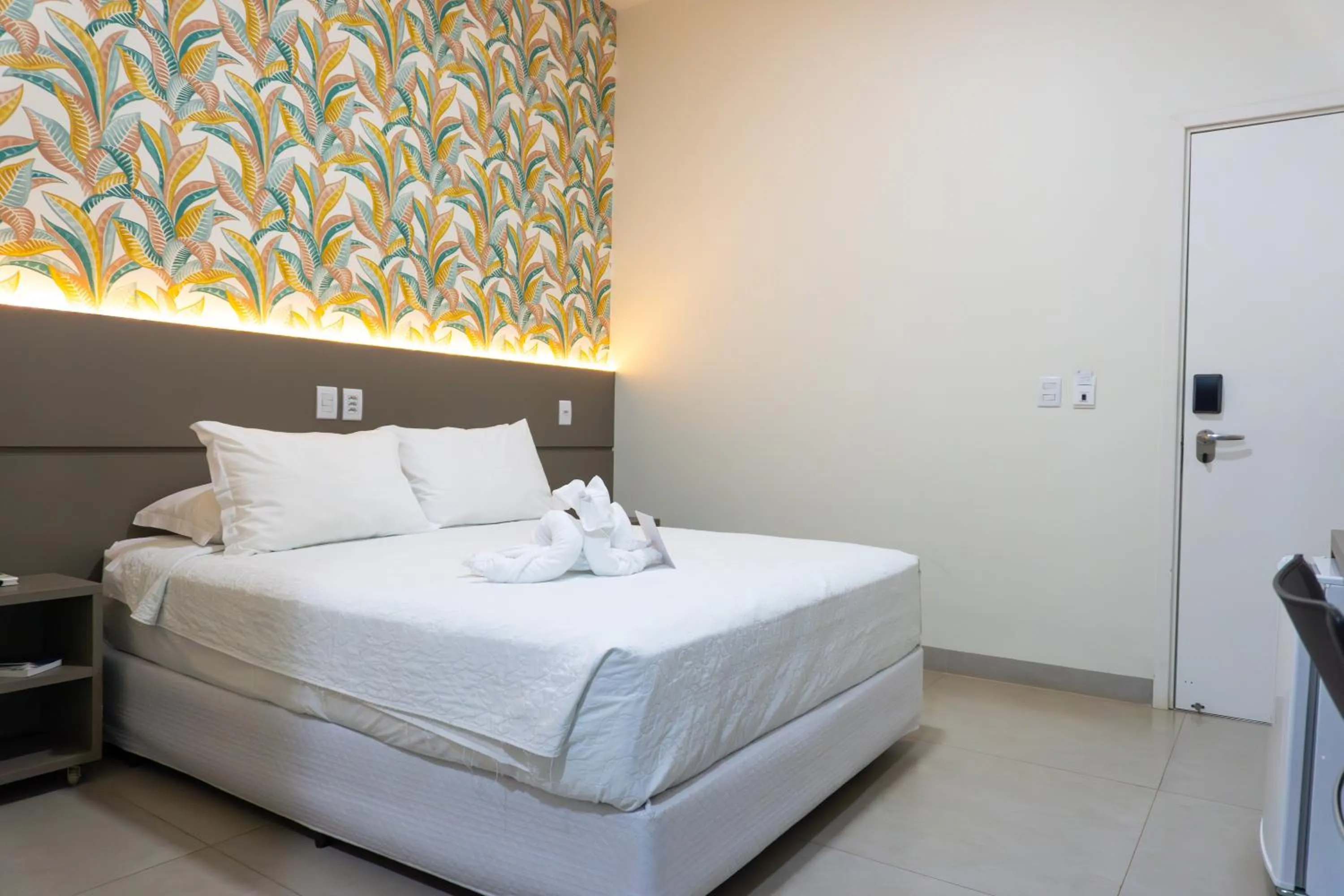 Bed in Hotel Mandino