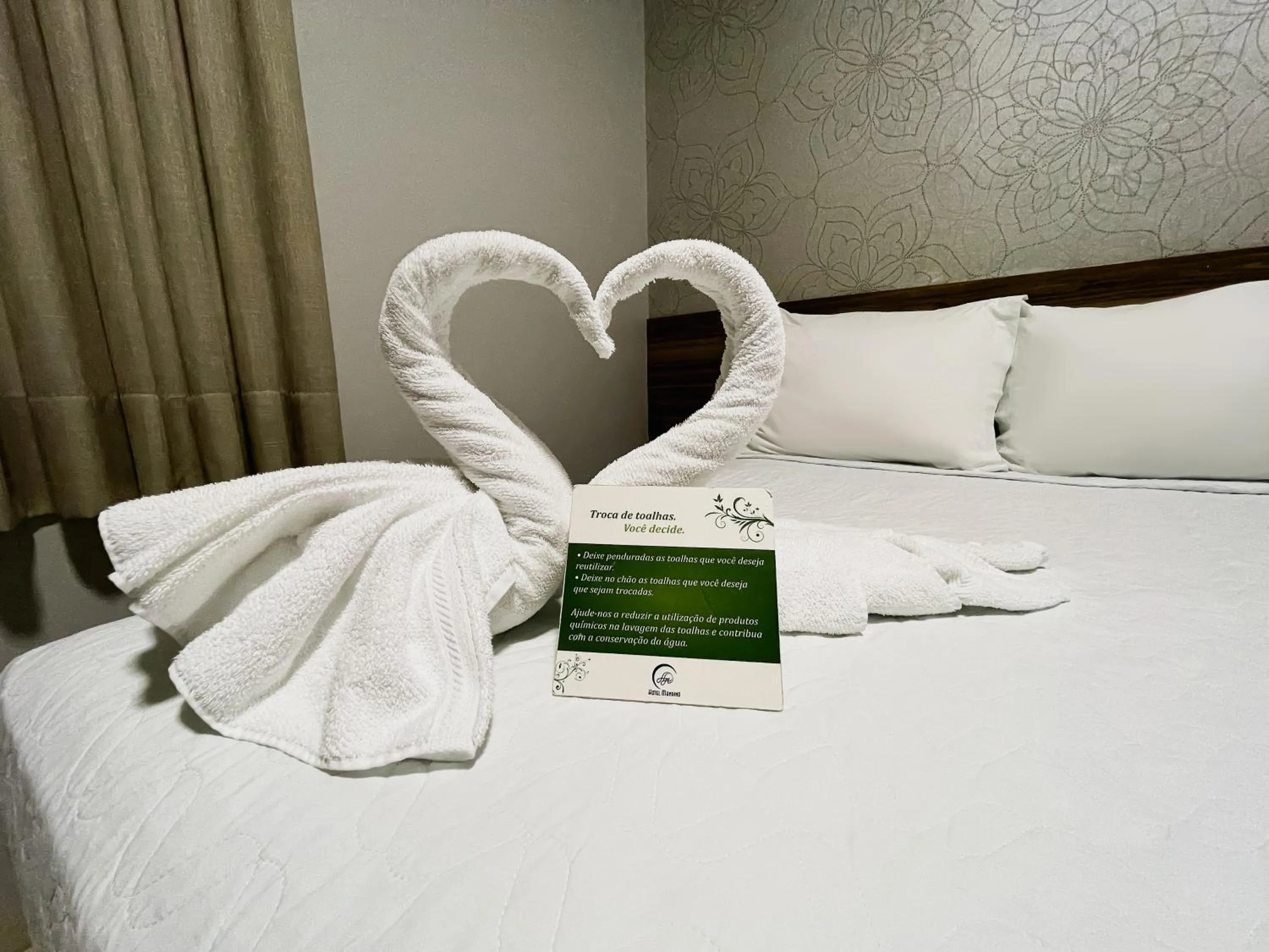 Bed in Hotel Mandino