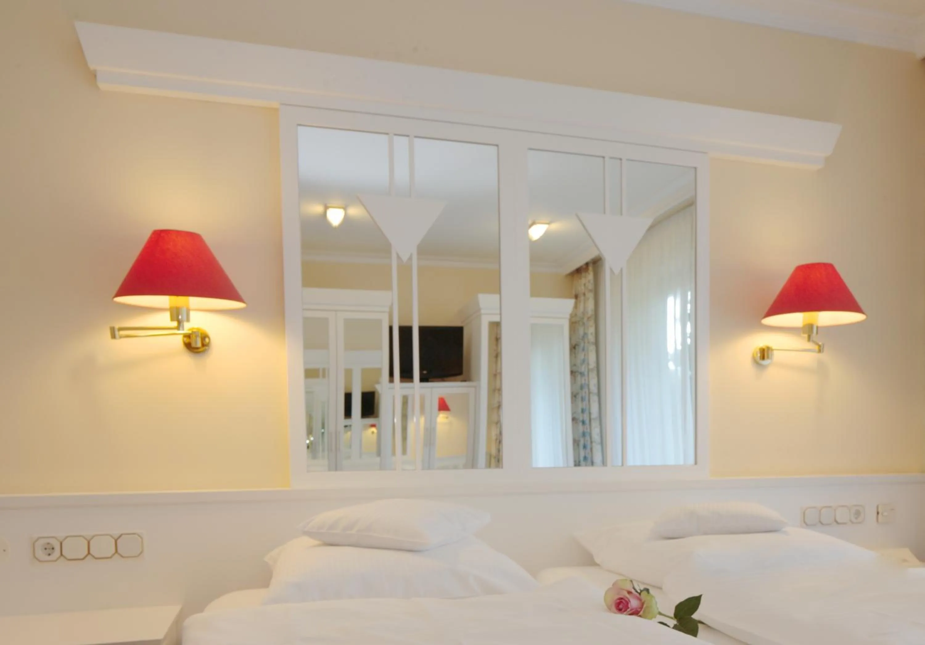 Bed in Ringhotel Fährhaus