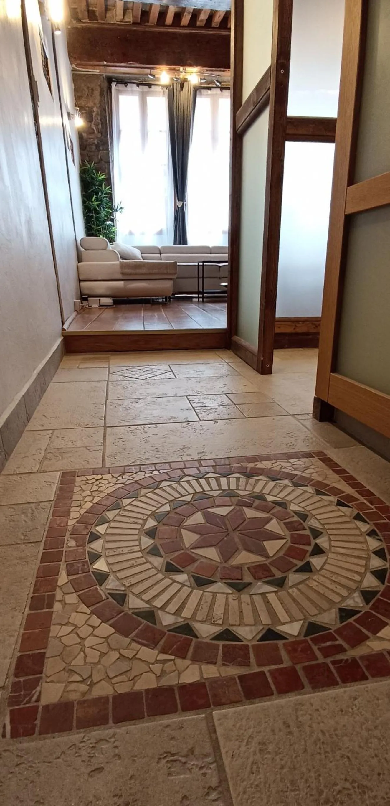 Living room in La Loge Du Vieux Lyon