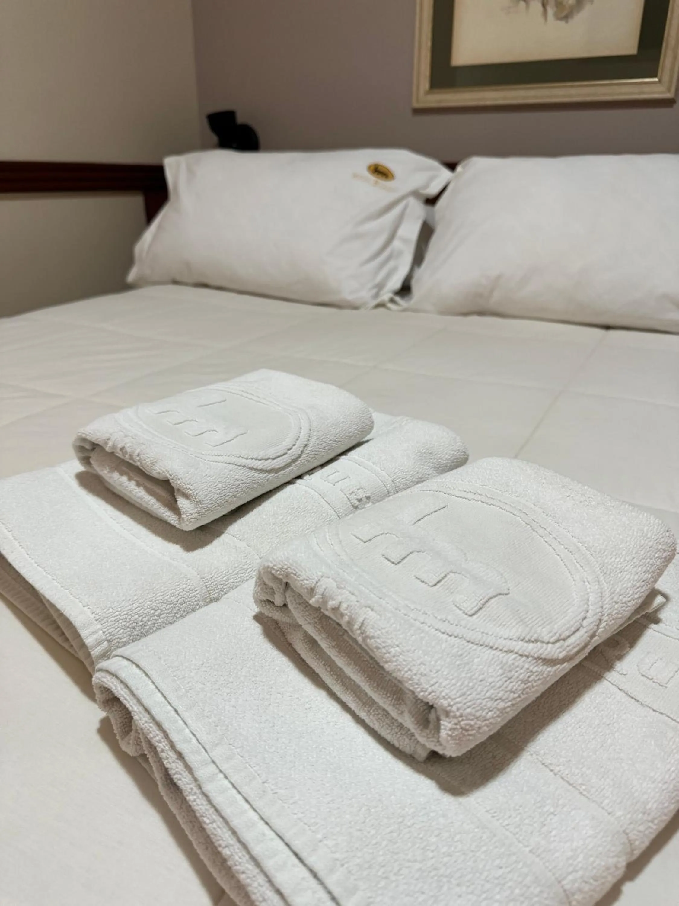 Bed in Hotel Marques