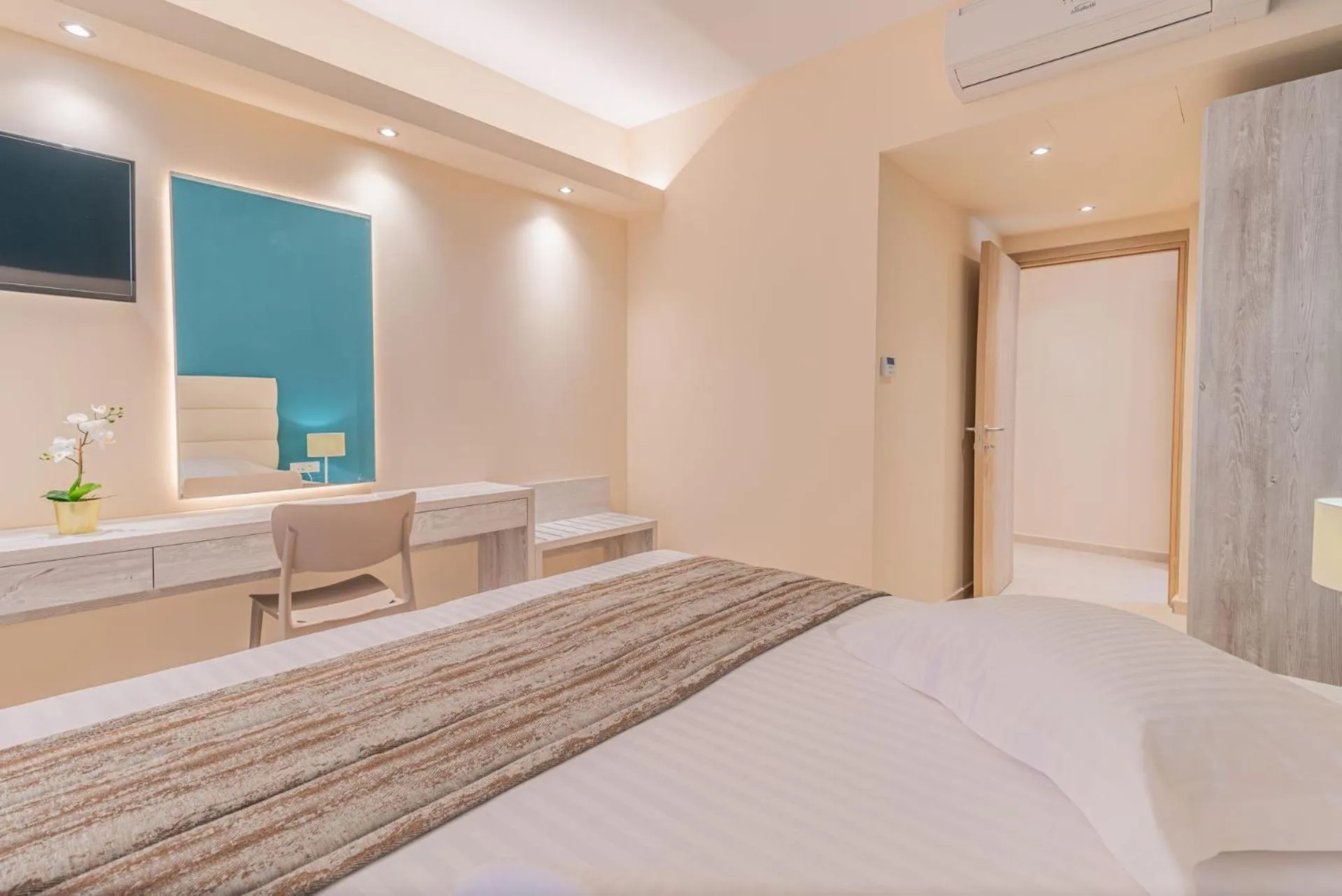 Bed in CHRISTA APARTMENTS