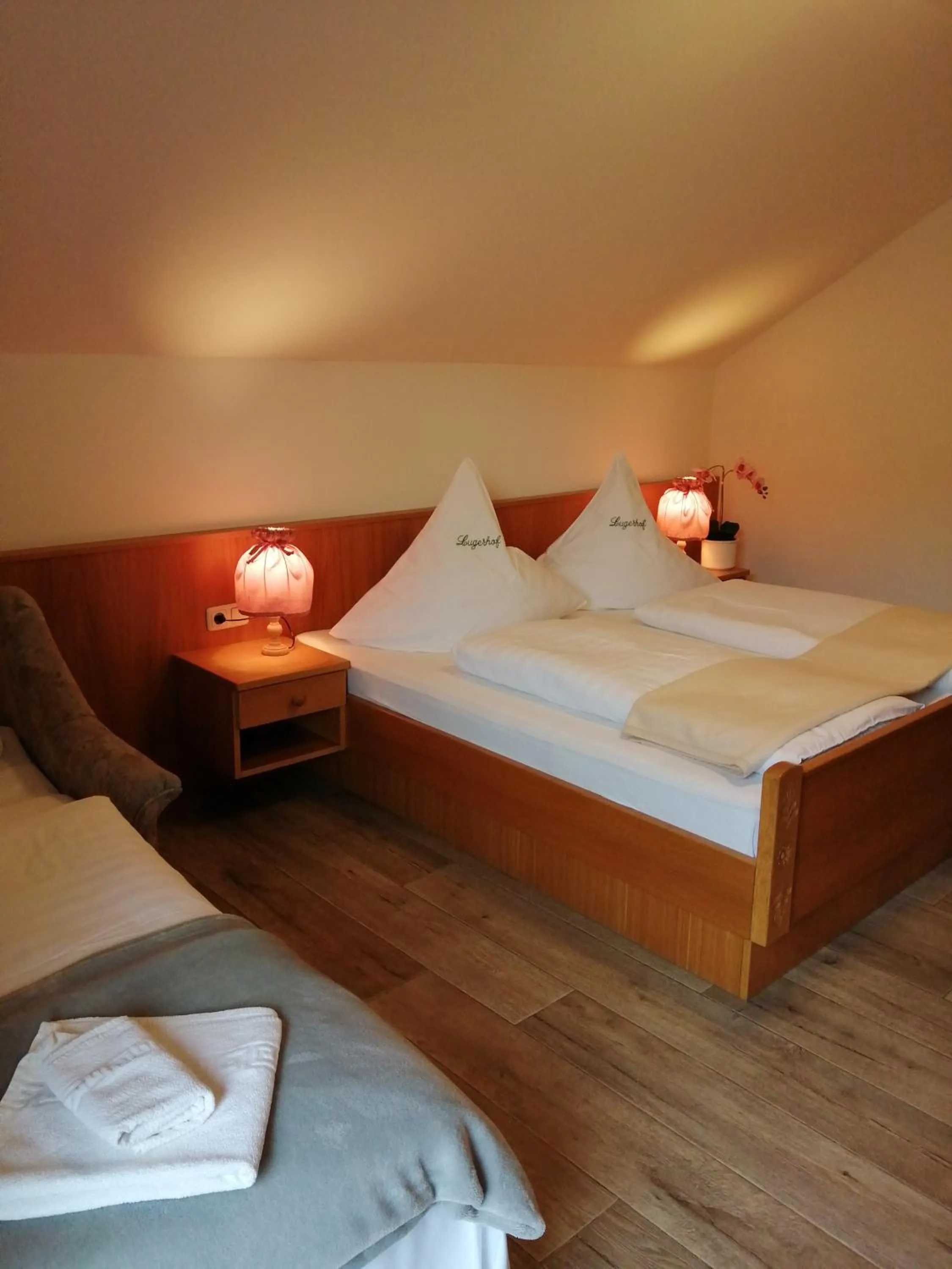 Photo of the whole room, Bed in Hotel Lugerhof
