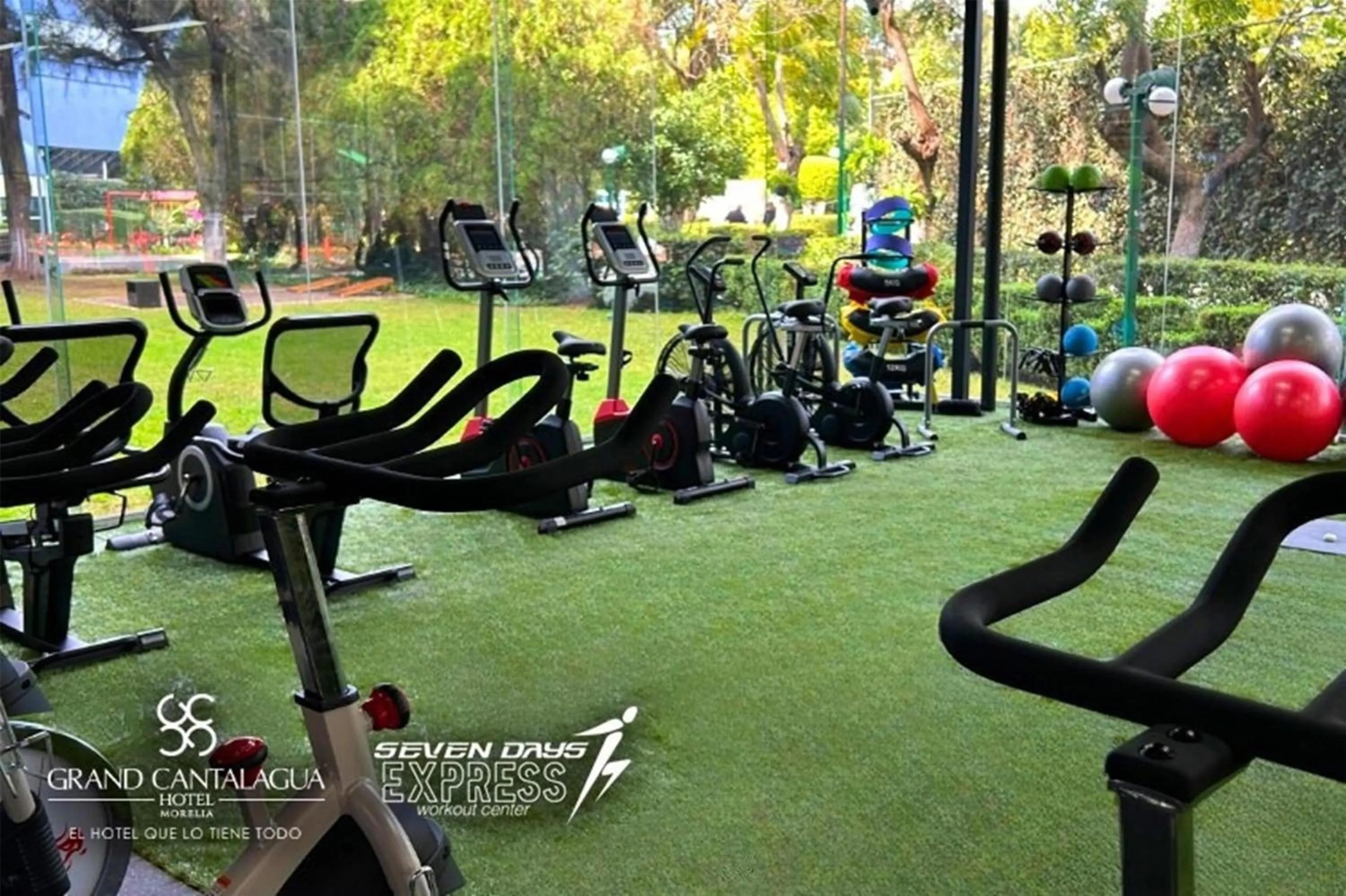 Fitness centre/facilities in Grand Cantalagua Hotel Morelia, BW Signature Collection