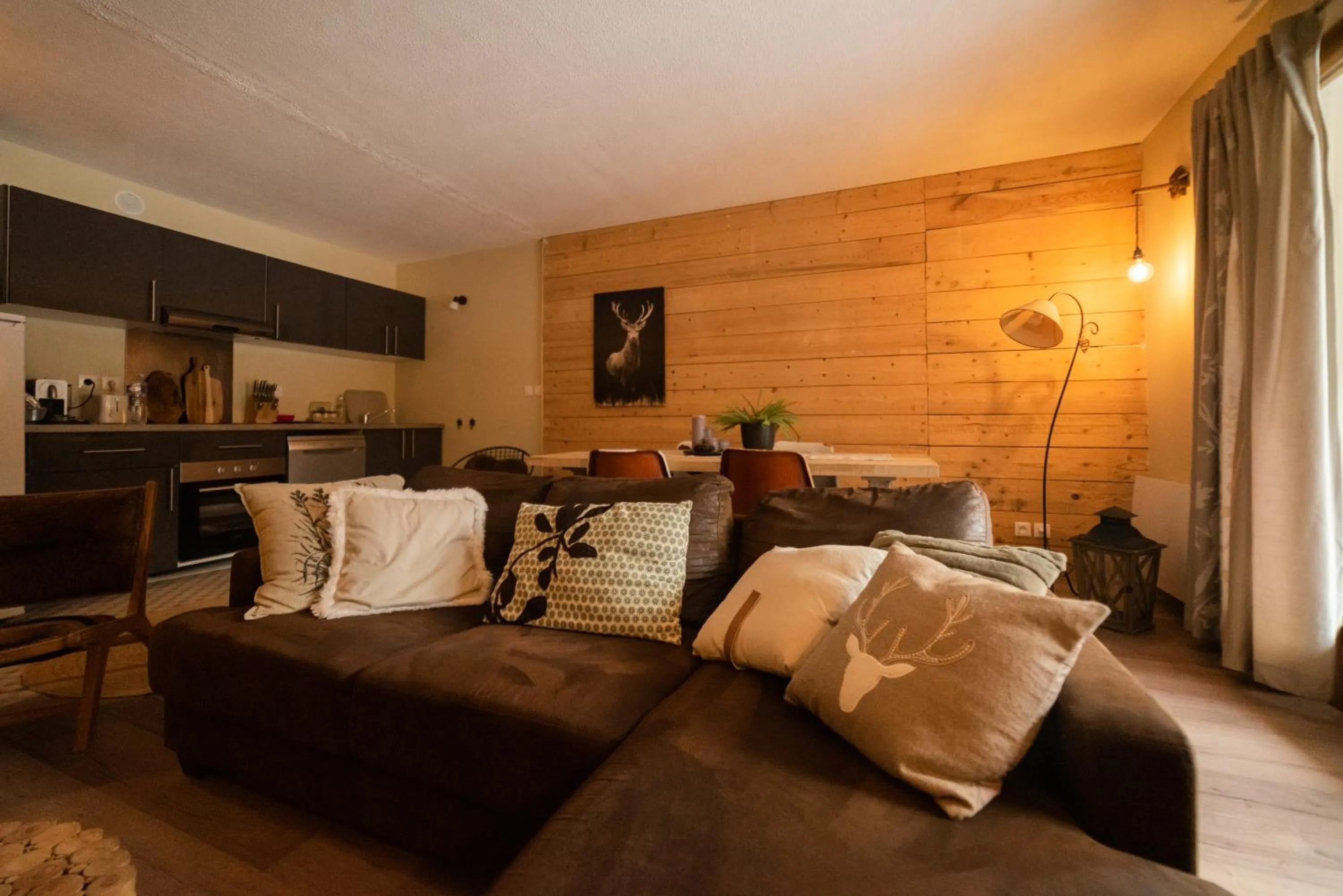 Living room in Résidence Les Esplaneilles